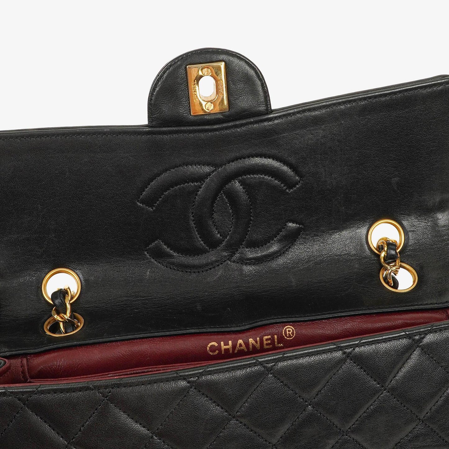 Chanel Classic Small Flap Bag Lambskin 24k Gold-Plated Hardware