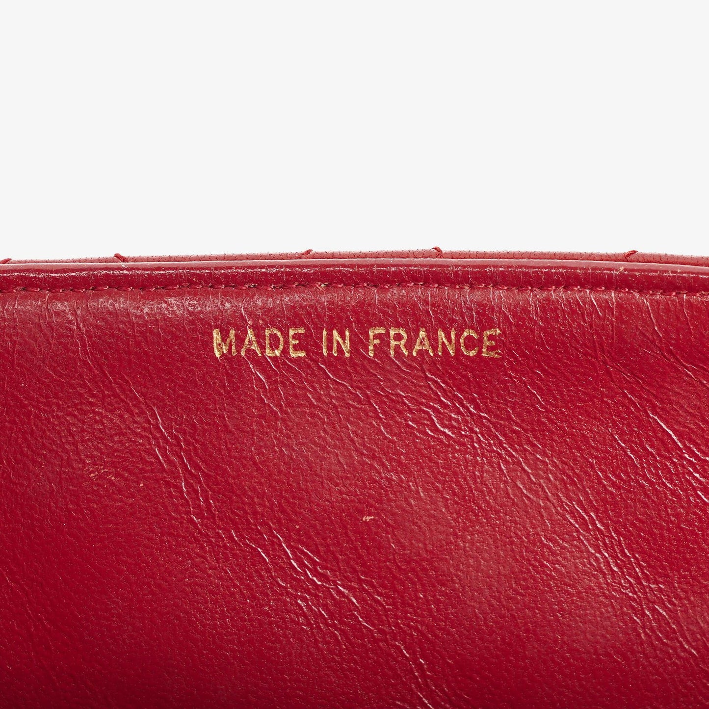 Chanel Classic Small Flap Bag Red Lambskin 24k Gold-Plated Hardware