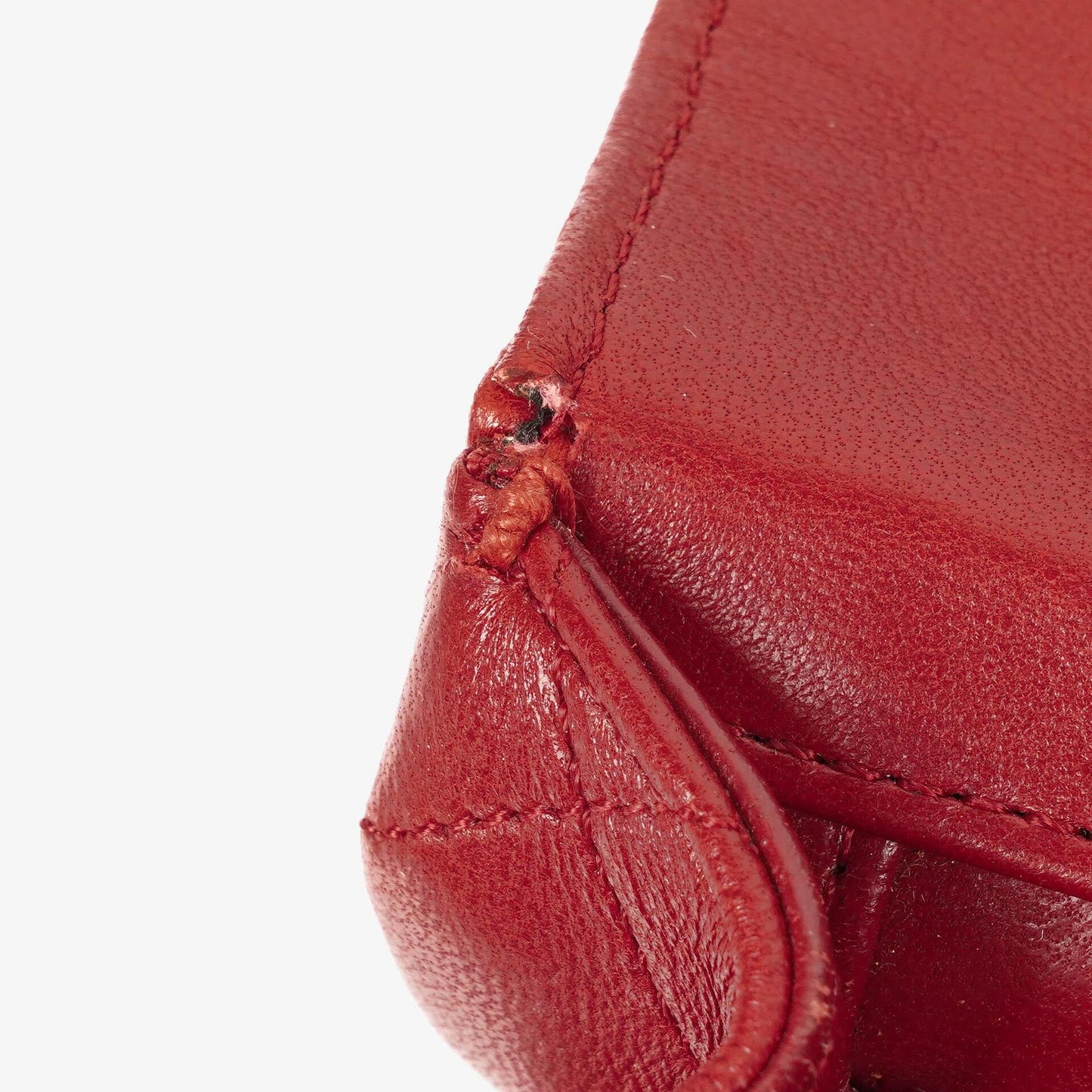 Chanel Classic Small Flap Bag Red Lambskin 24k Gold-Plated Hardware