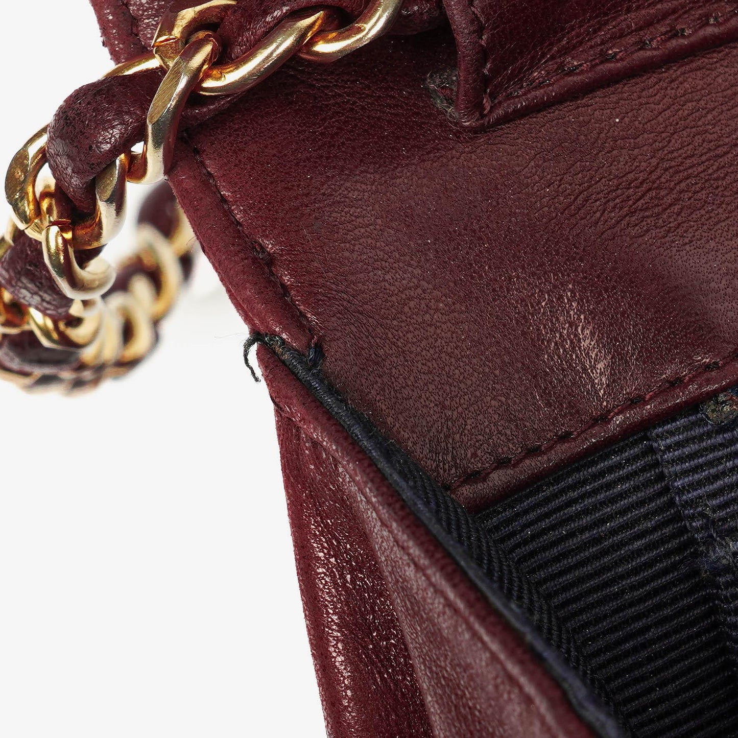 Chanel Classic Diagonal Quilted Lambskin Single Flap Bag With 24K Gold-Plated Hardware