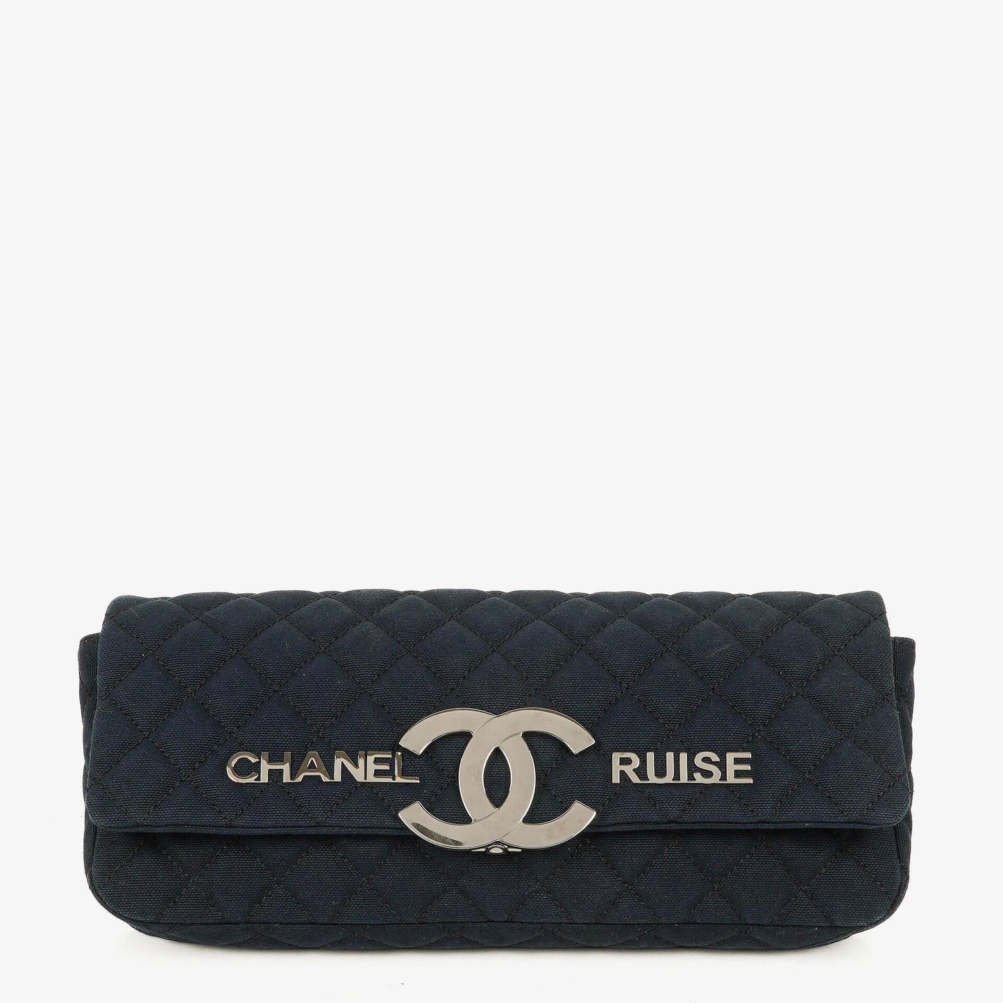 Chanel Cruise Line Navy Clutch Bag