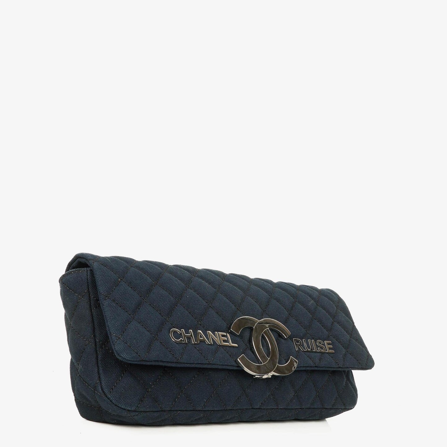 Chanel Cruise Line Navy Clutch Bag