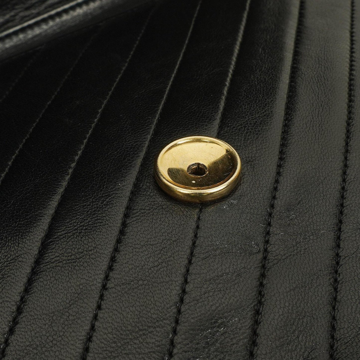 Chanel Diagonal Medium Classic Black Quilted Lambskin Single Flap Bag With 24K Gold-Plated Hardware