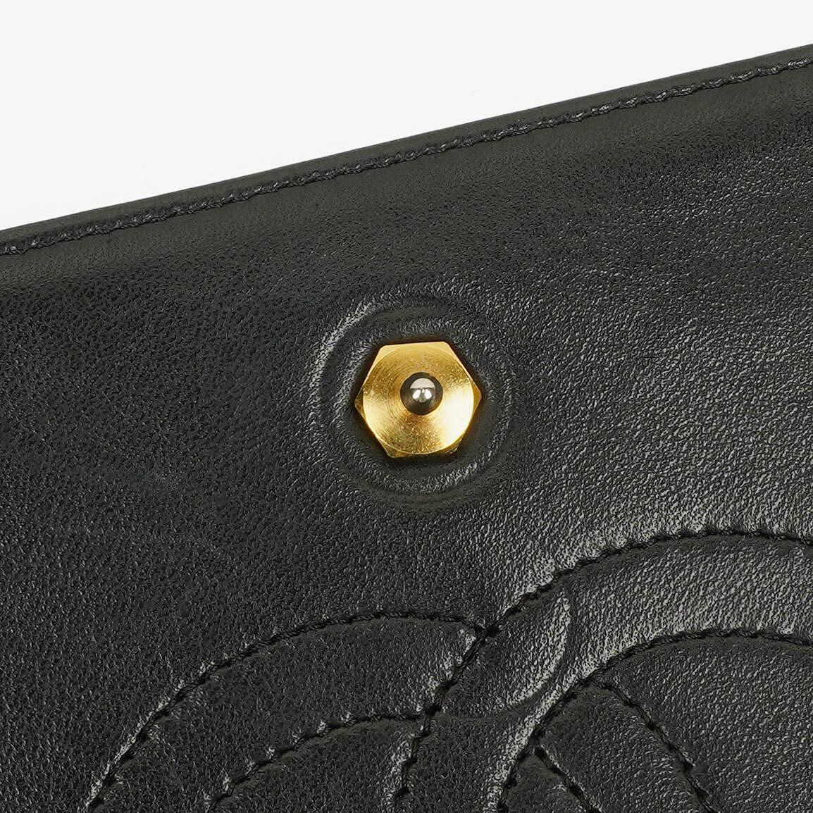 Chanel Diagonal Medium Classic Black Quilted Lambskin Single Flap Bag With 24K Gold-Plated Hardware
