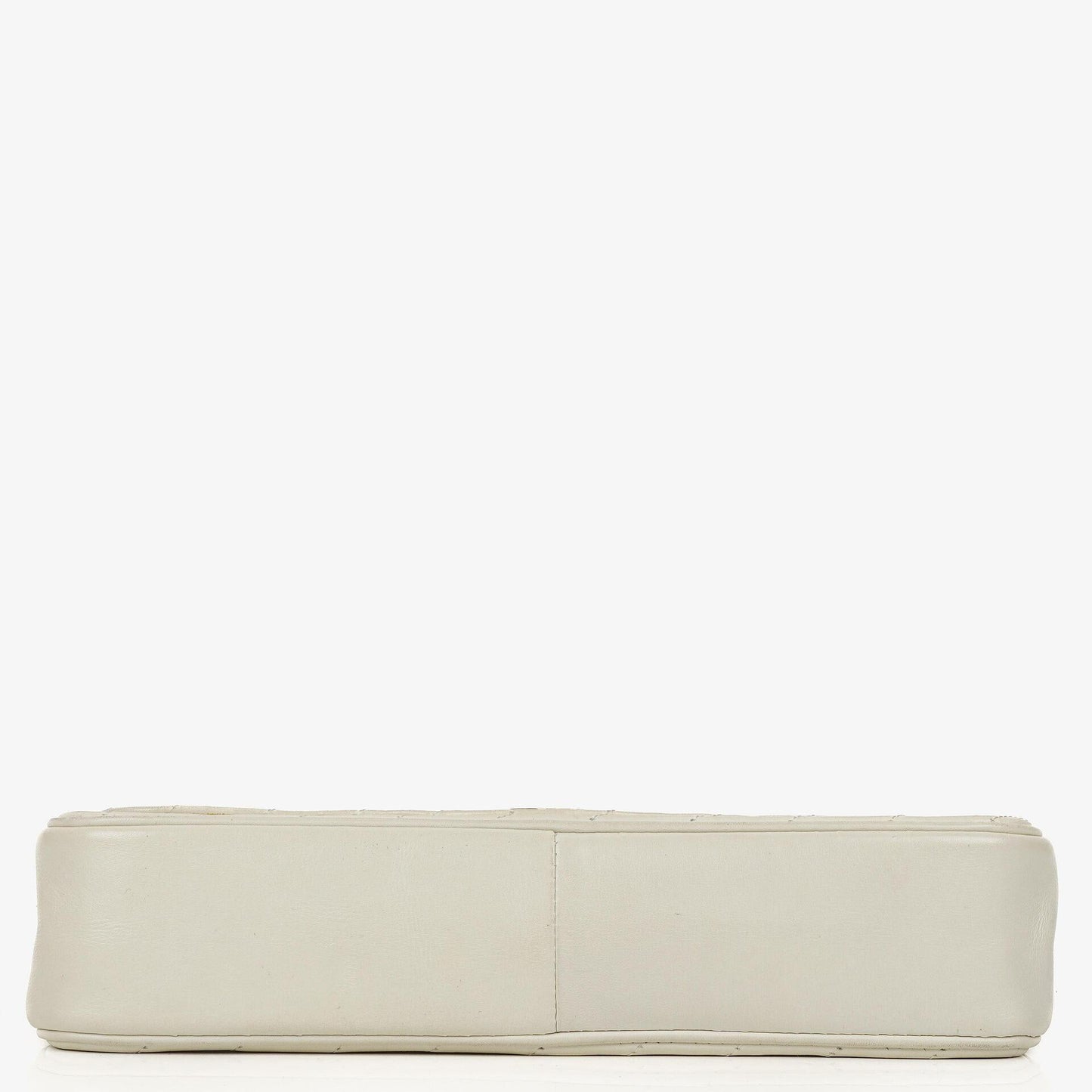 Chanel Diagonal Quilted Lambskin Leather Small Classic Single Flap Bag With 24K Gold-Plated Hardware