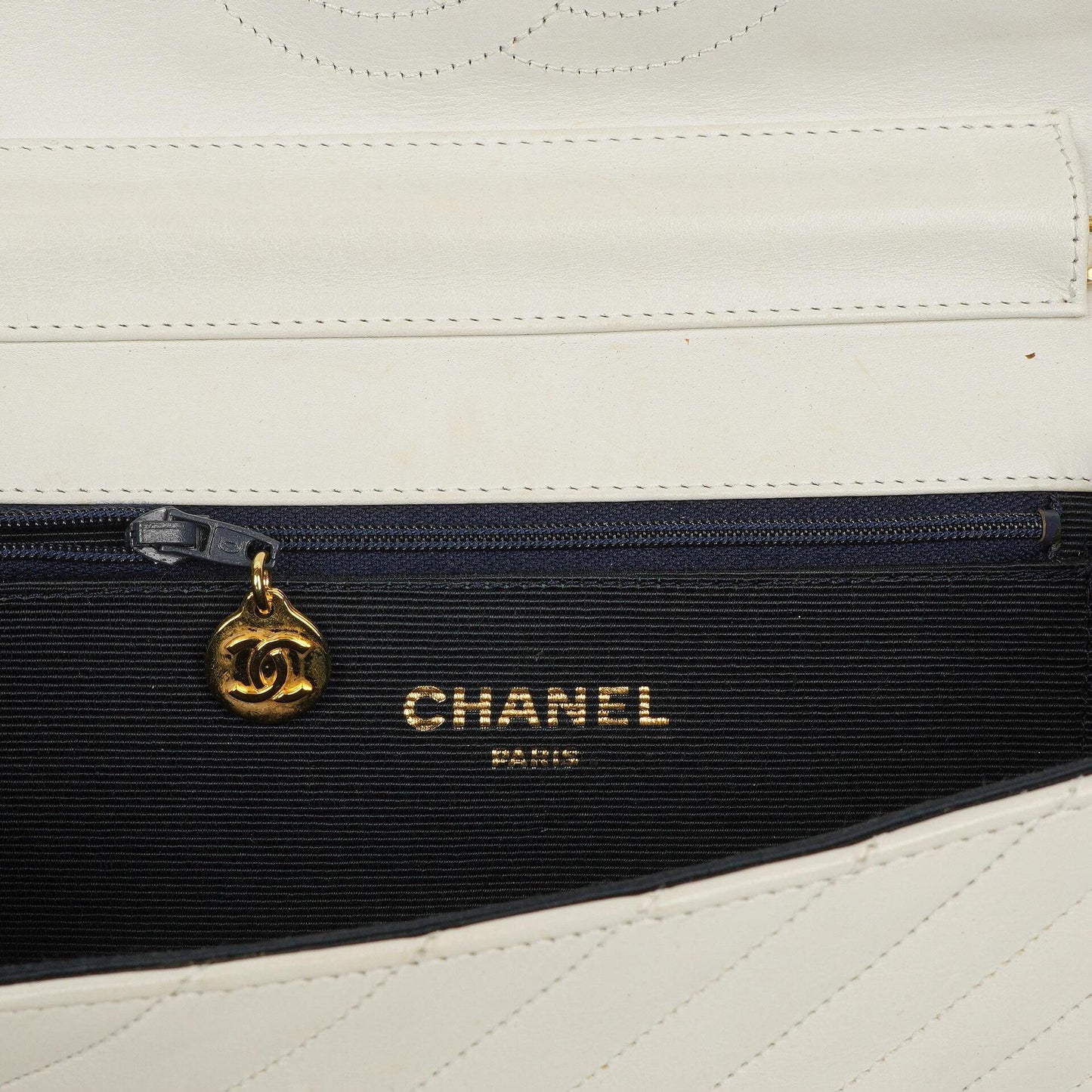 Chanel Diagonal Quilted Lambskin Leather Small Classic Single Flap Bag With 24K Gold-Plated Hardware