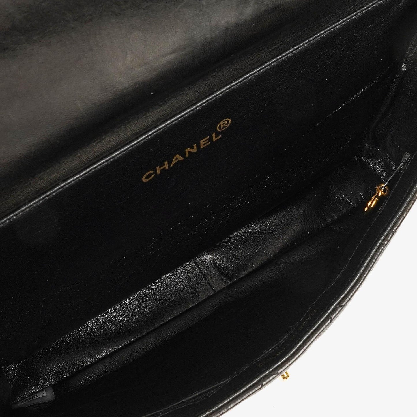 Chanel Double-Sided Flap Bag Black Lambskin 24k Gold-Plated Hardware