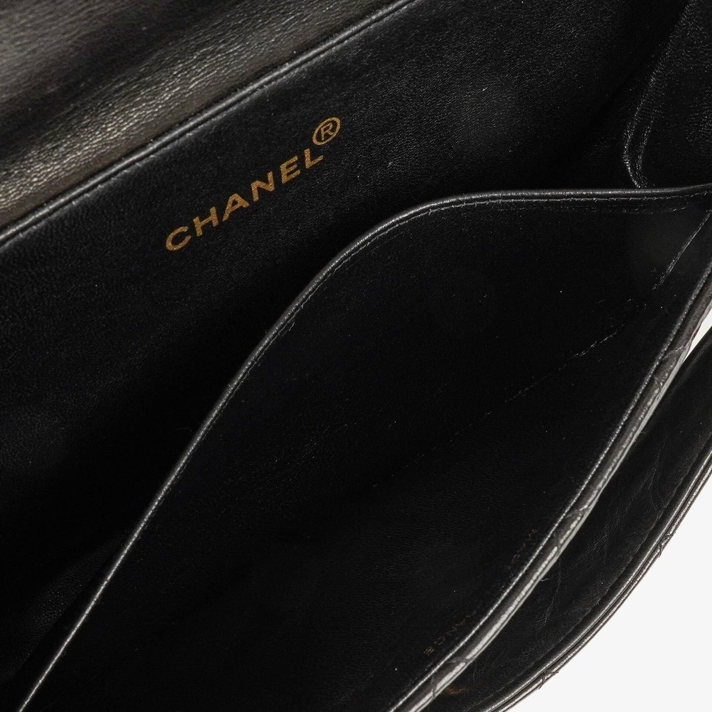 Chanel Double-Sided Flap Bag Black Lambskin 24k Gold-Plated Hardware