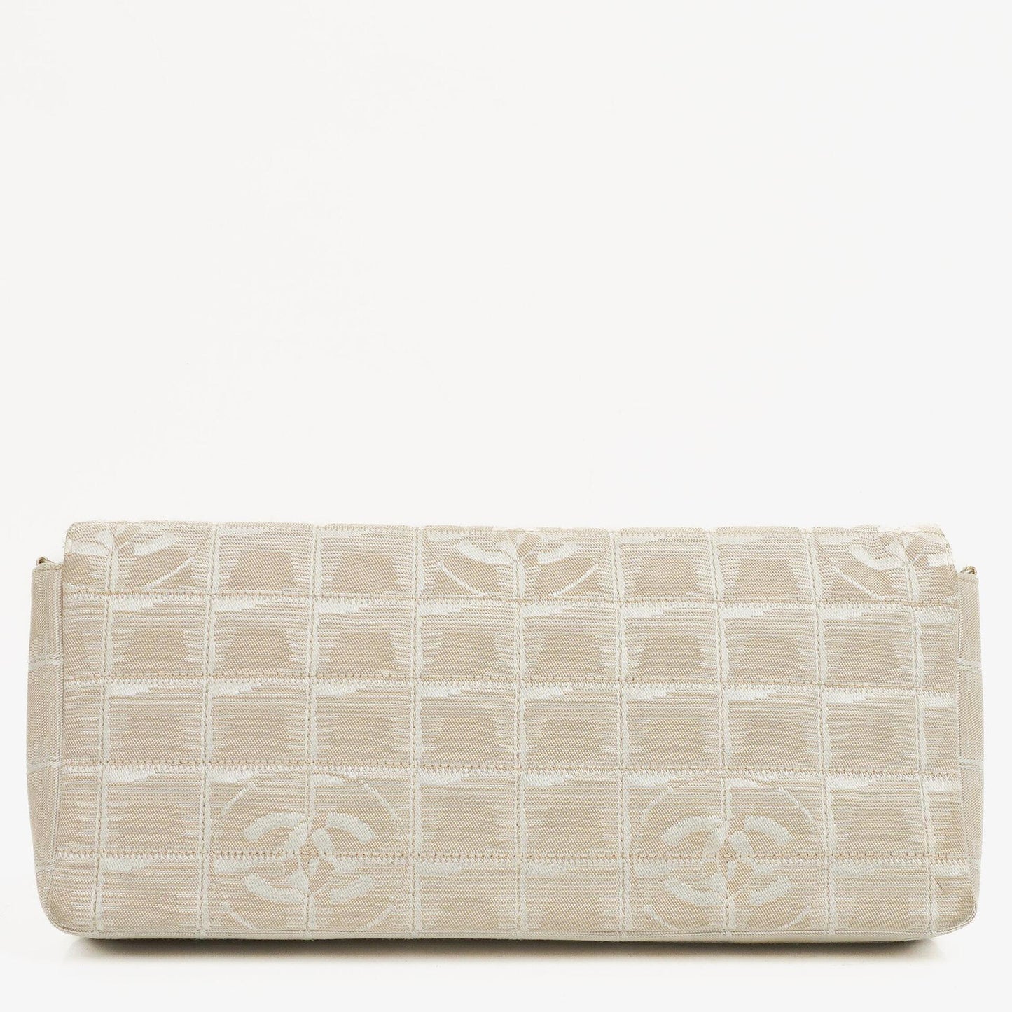 Chanel East West Travel Line Chocolate Bar Flap Bag