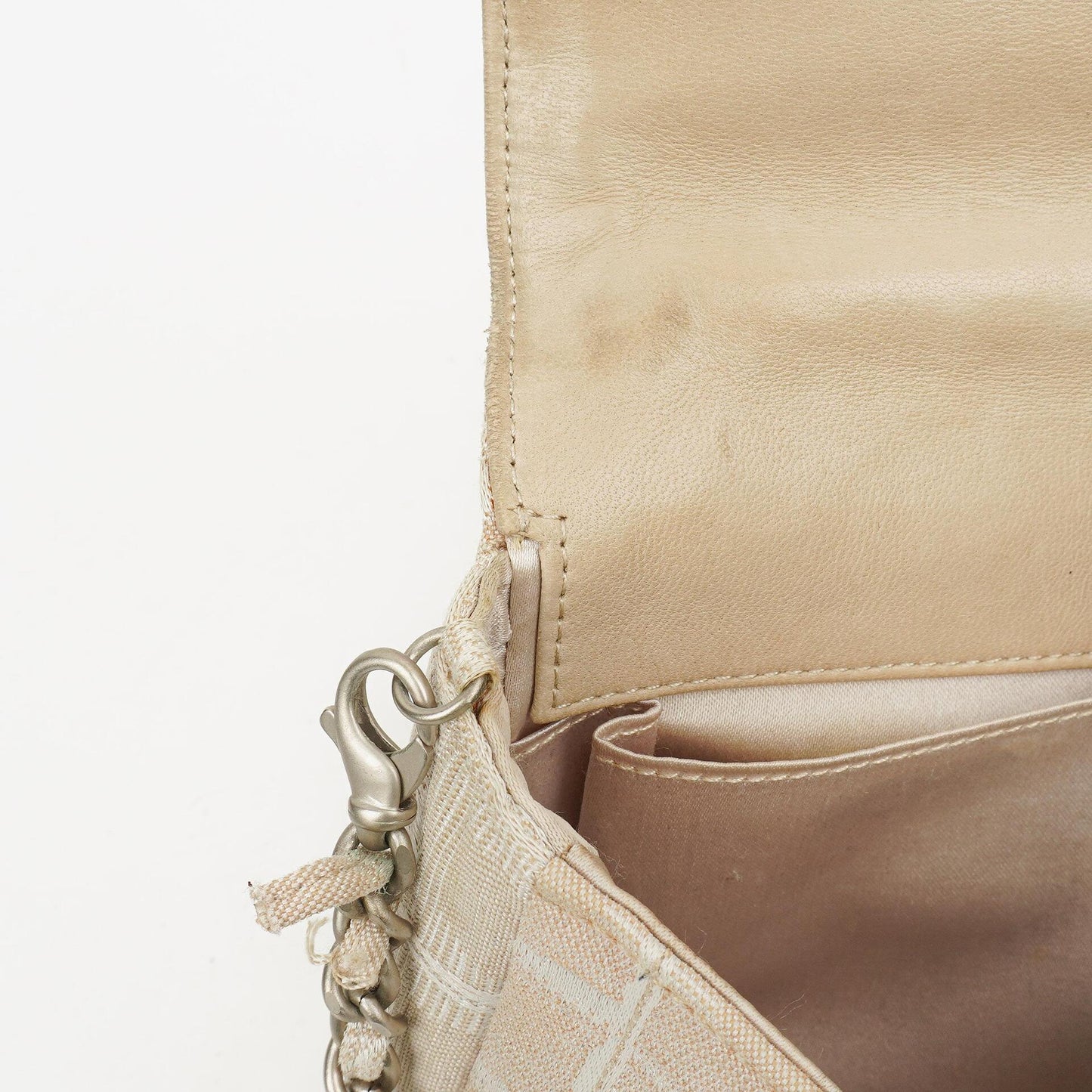 Chanel East West Travel Line Chocolate Bar Flap Bag
