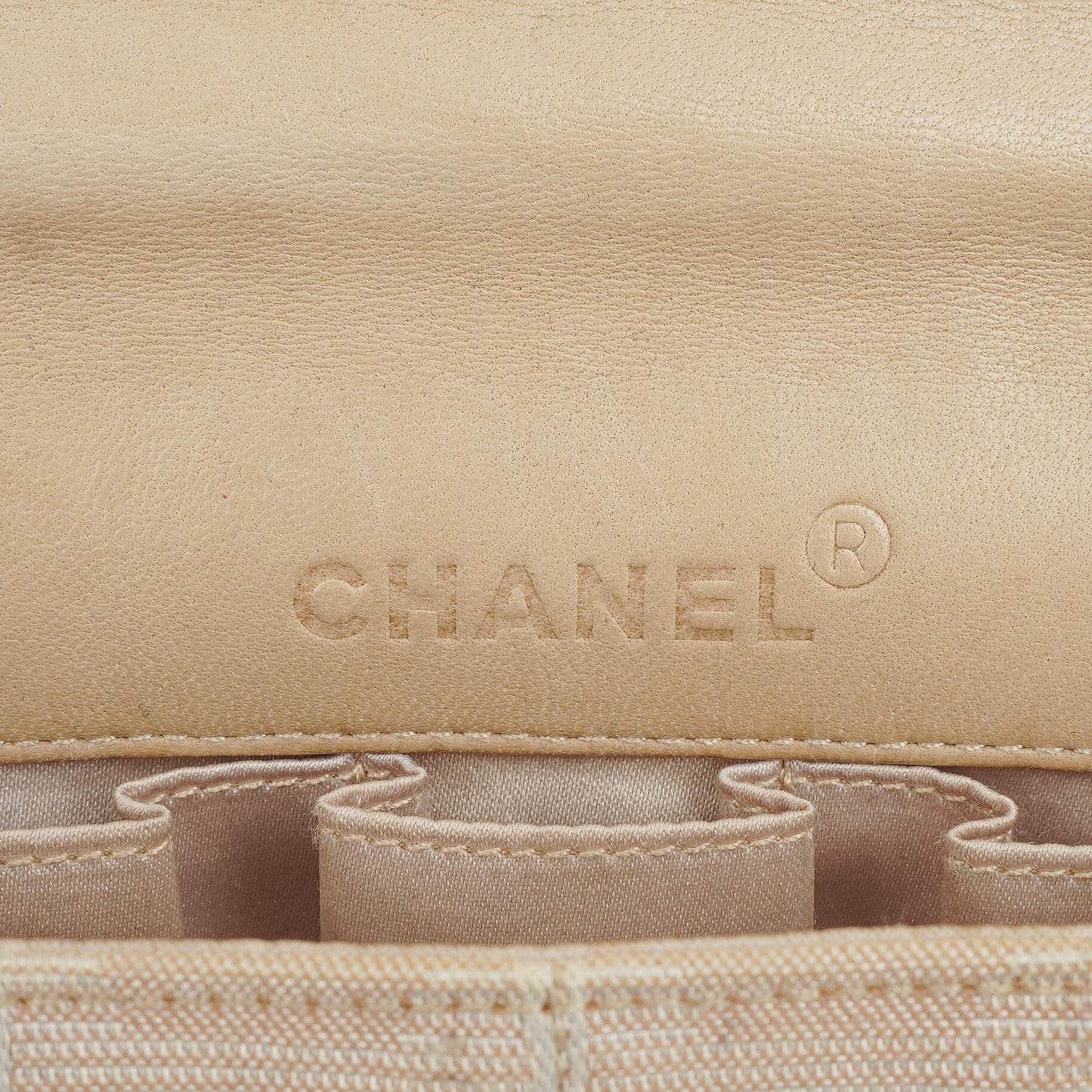 Chanel East West Travel Line Chocolate Bar Flap Bag
