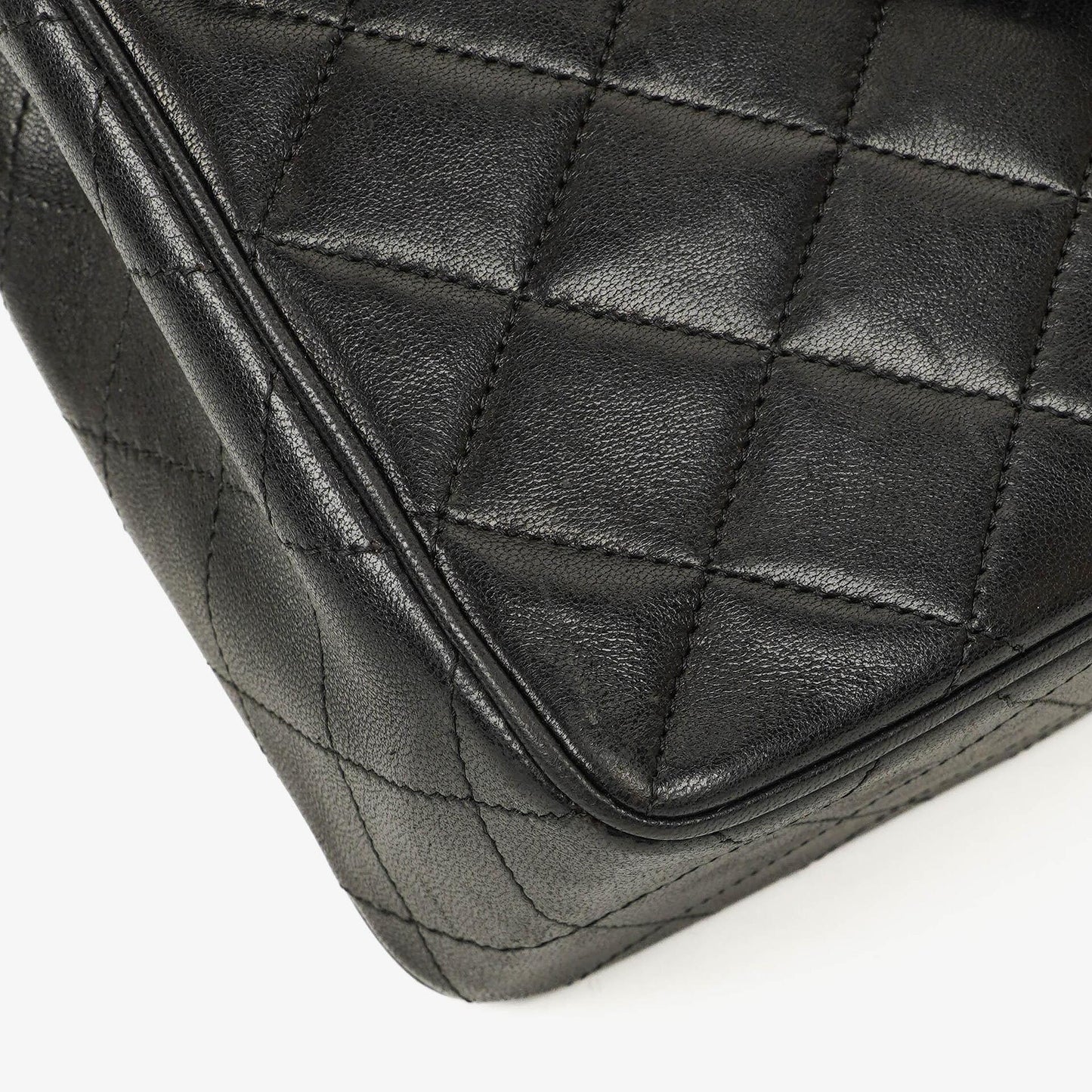 Chanel Envelope Flap Bag Black Quilted Lambskin With 24K Gold-Plated Hardware