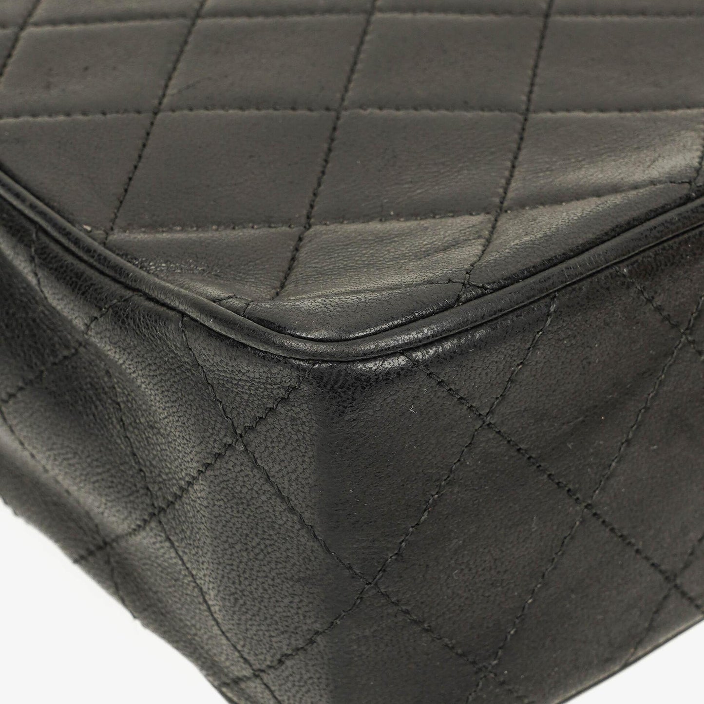 Chanel Envelope Flap Bag Black Quilted Lambskin With 24K Gold-Plated Hardware