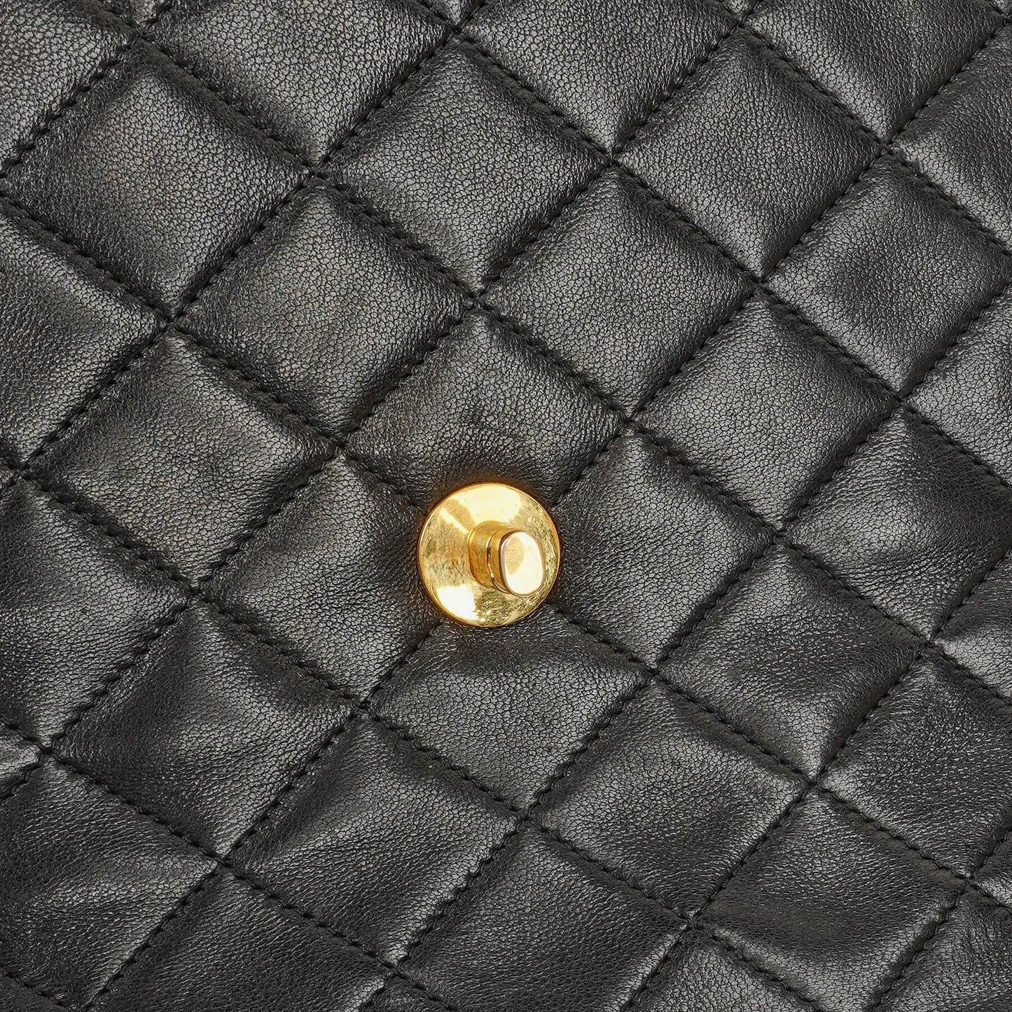 Chanel Envelope Flap Bag Black Quilted Lambskin With 24K Gold-Plated Hardware