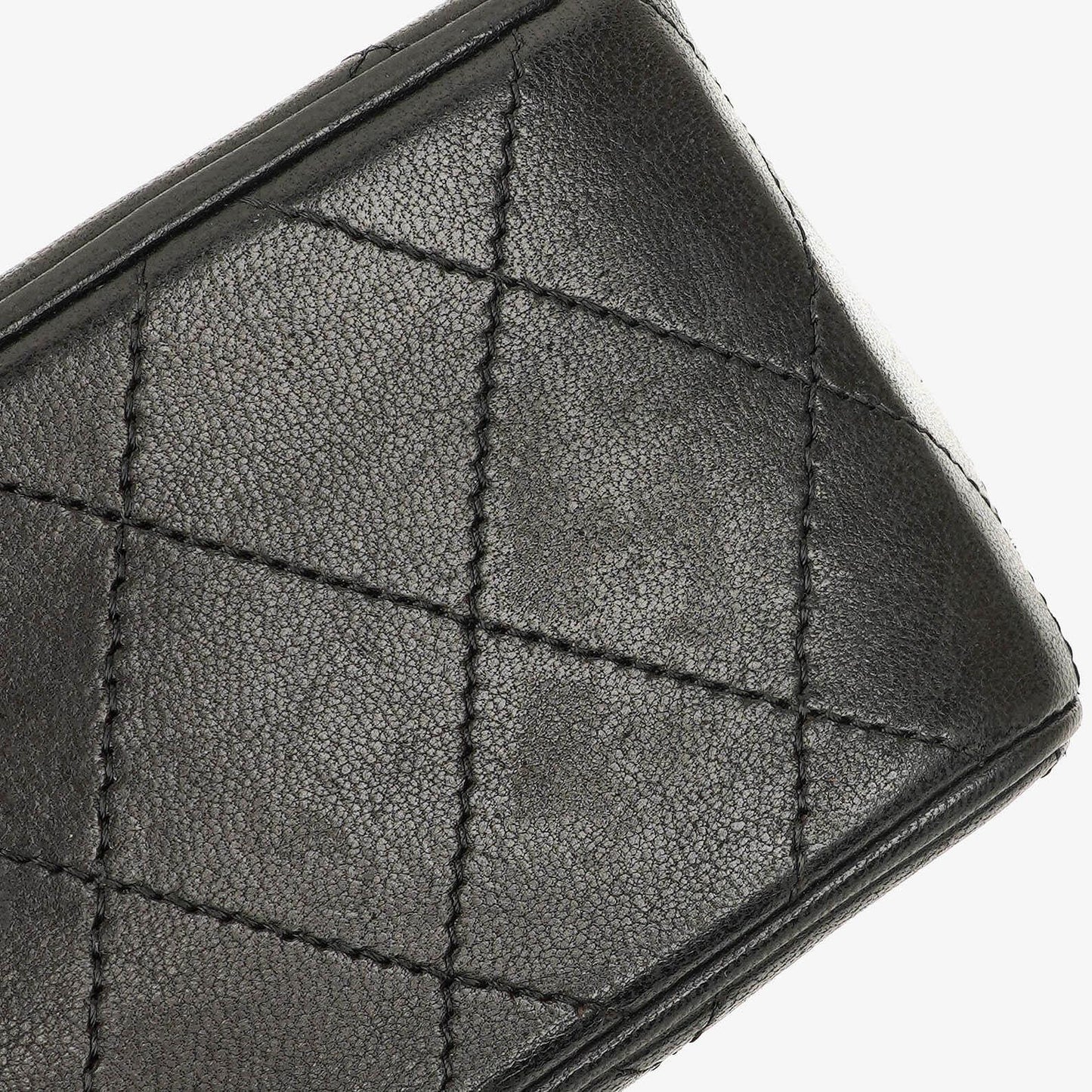Chanel Envelope Flap Bag Black Quilted Lambskin With 24K Gold-Plated Hardware