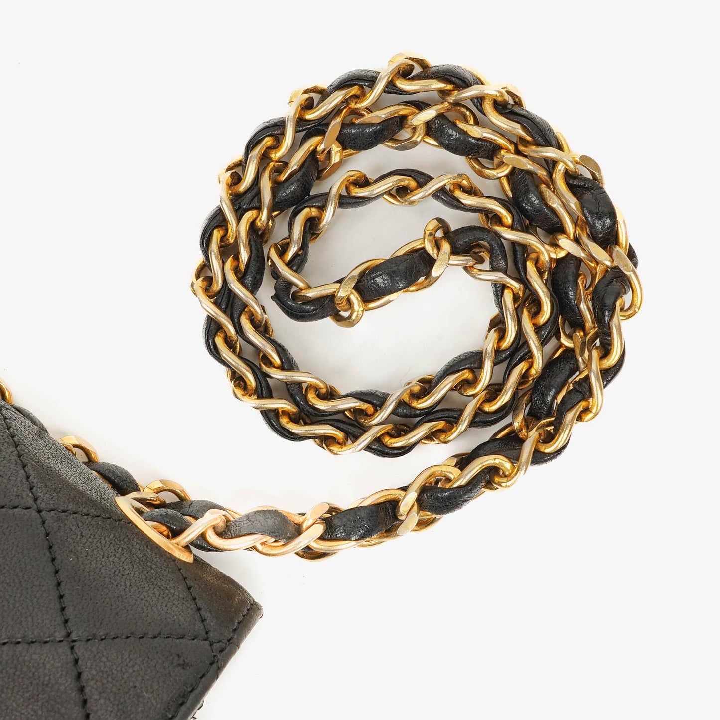 Chanel Envelope Flap Bag Black Quilted Lambskin With 24K Gold-Plated Hardware