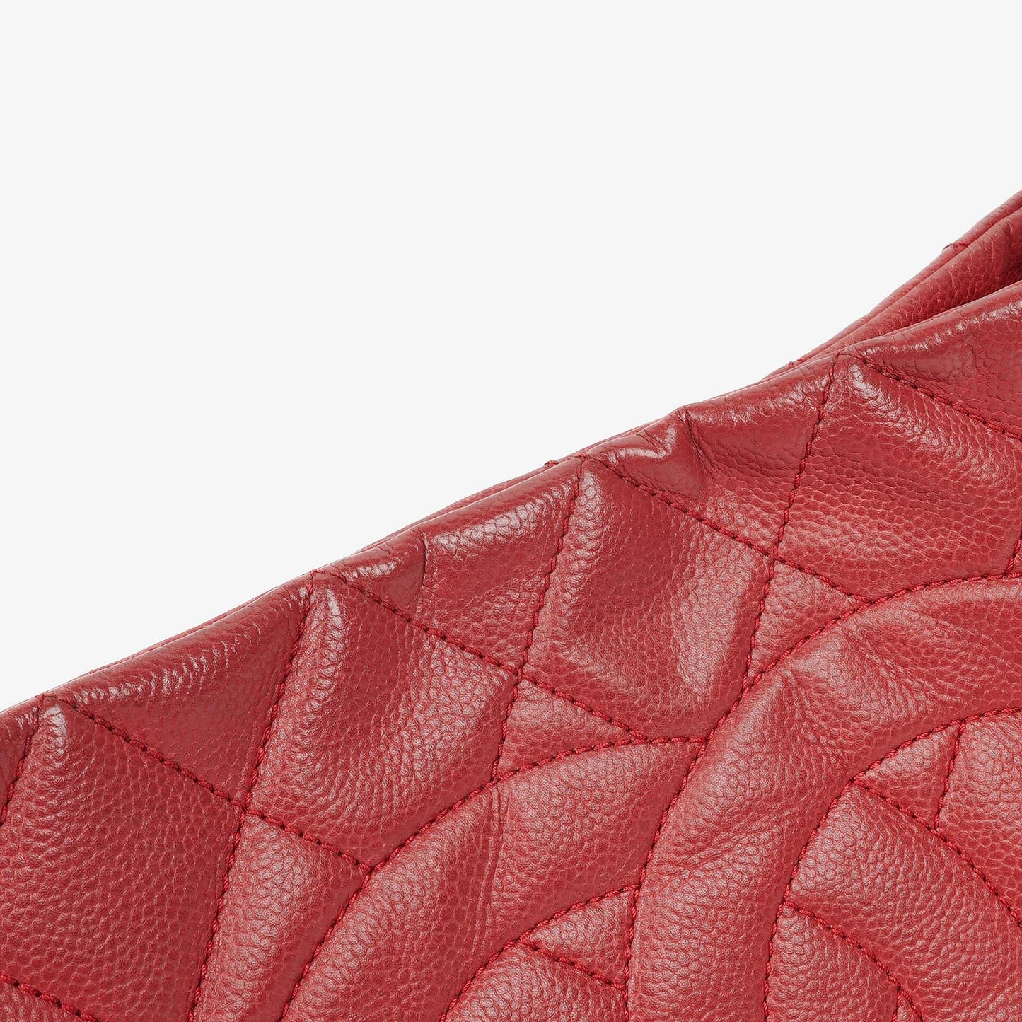 Chanel Expandable Zip Caviar Quilted Shoulder Bag