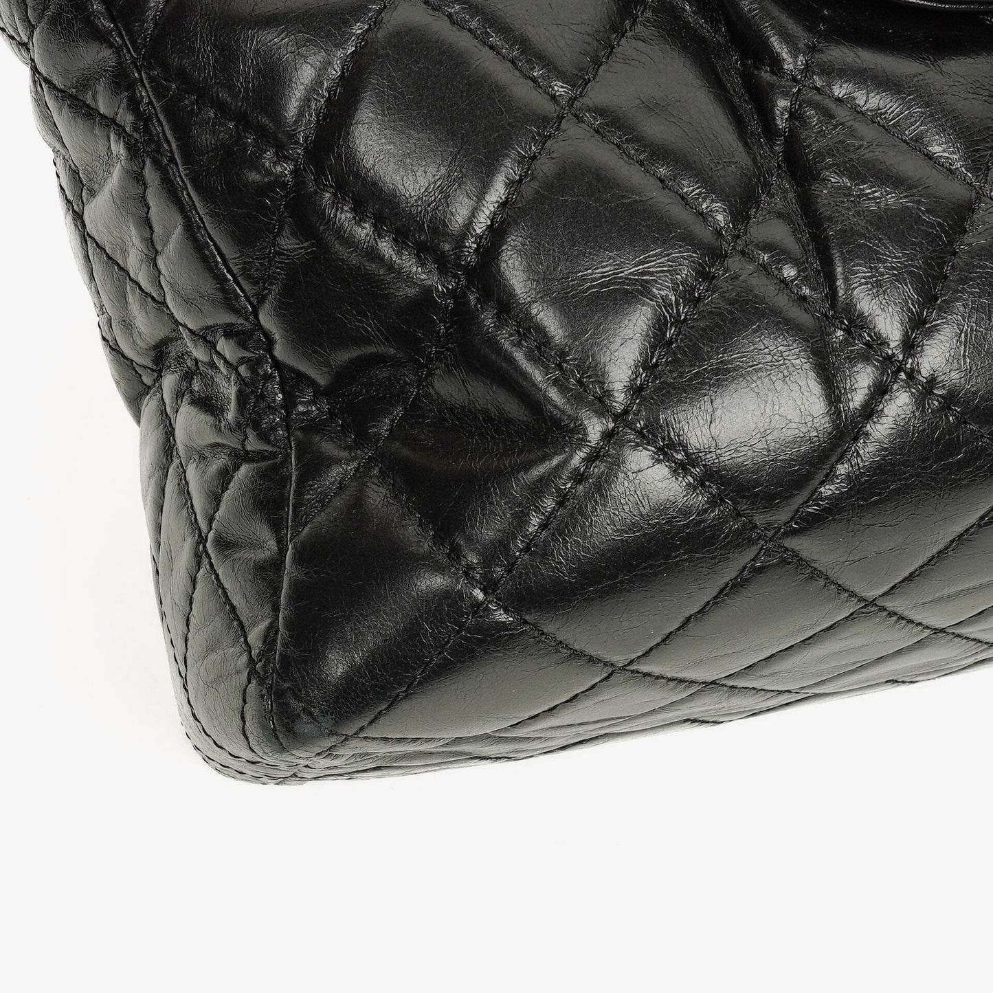 Chanel Front Pocket Large Tote Bag Glazed Quilted Calfskin Gold-Tone Hardware 2014/2015