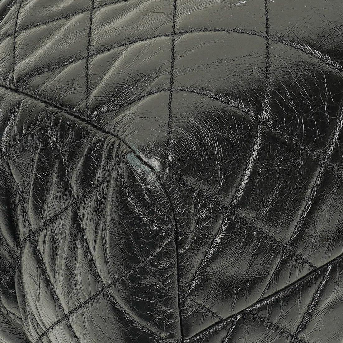 Chanel Front Pocket Large Tote Bag Glazed Quilted Calfskin Gold-Tone Hardware 2014/2015