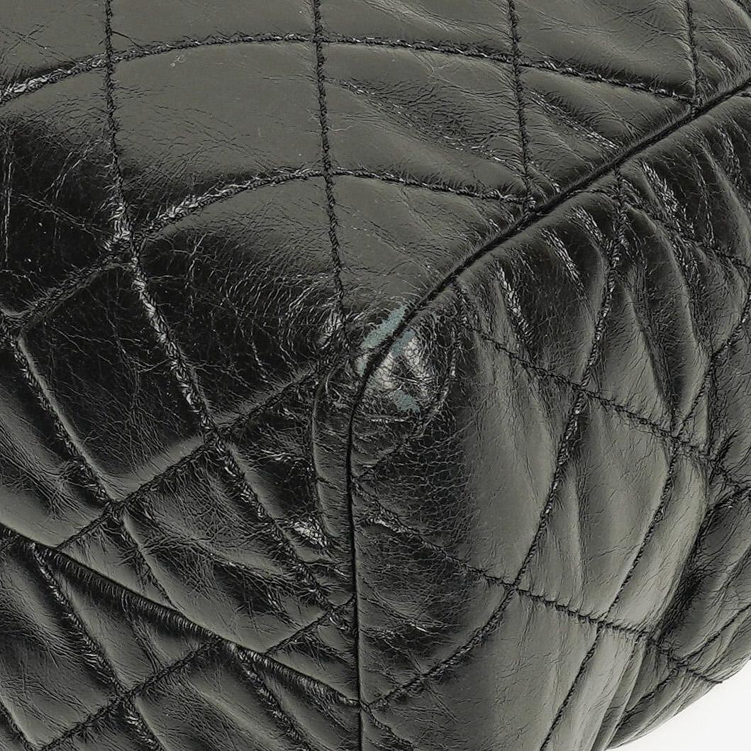 Chanel Front Pocket Large Tote Bag Glazed Quilted Calfskin Gold-Tone Hardware 2014/2015