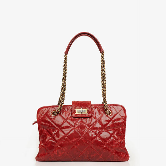 Chanel Glazed Crackled Calfskin Reissue Tote Bag