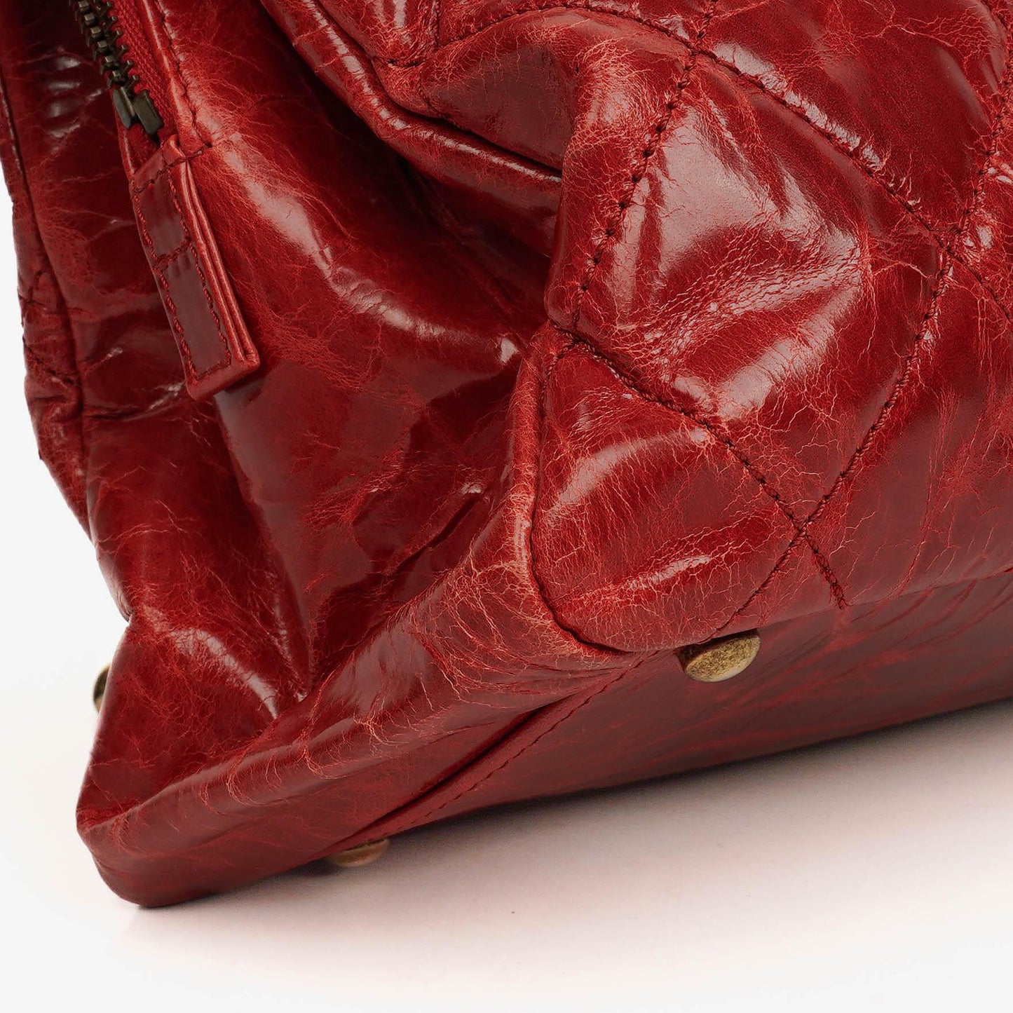 Chanel Glazed Crackled Calfskin Reissue Tote Bag