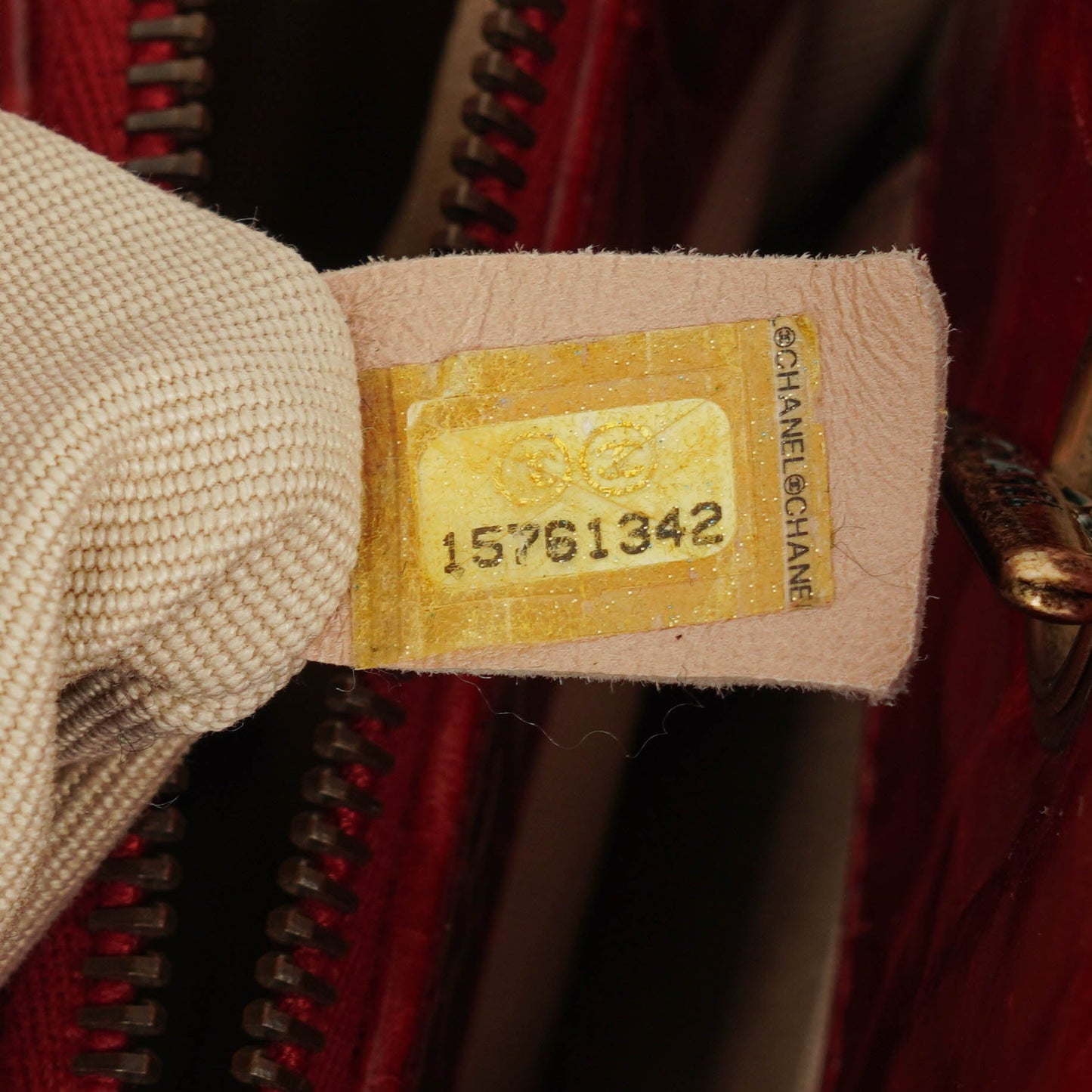 Chanel Glazed Crackled Calfskin Reissue Tote Bag