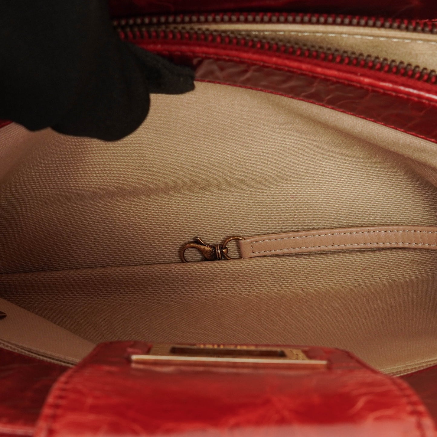 Chanel Glazed Crackled Calfskin Reissue Tote Bag