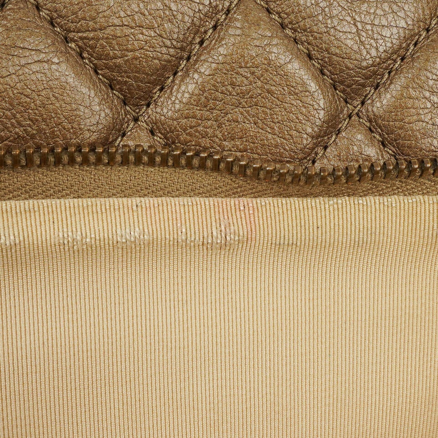 Chanel Gold Calfskin Medium Crown Single Flap Bag