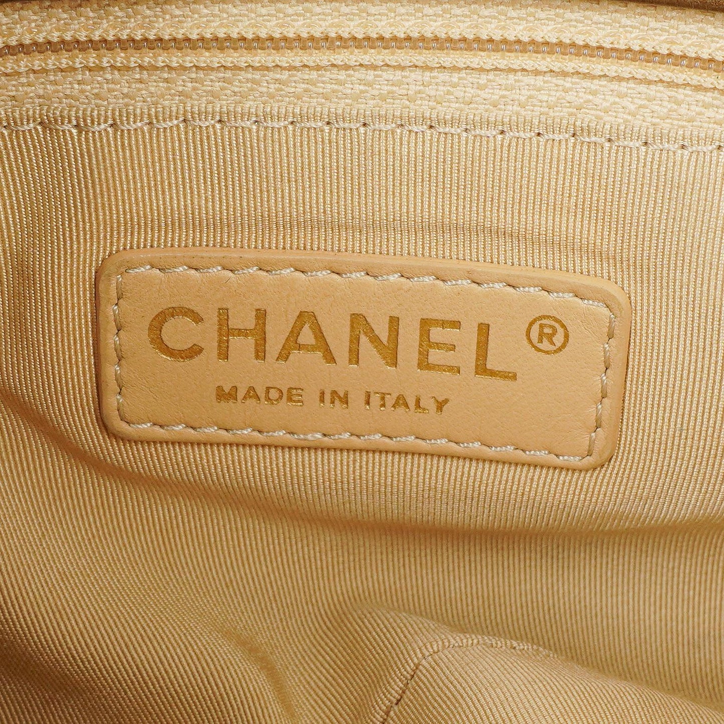 Chanel Gold Calfskin Medium Crown Single Flap Bag