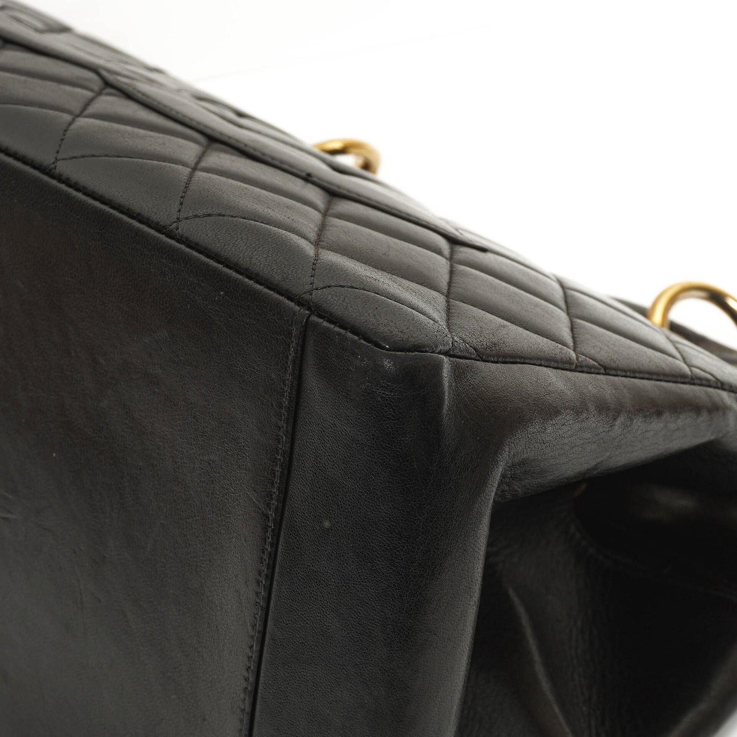 Chanel Grand Shopping Tote Quilted Lambskin Gold-Tone Hardware
