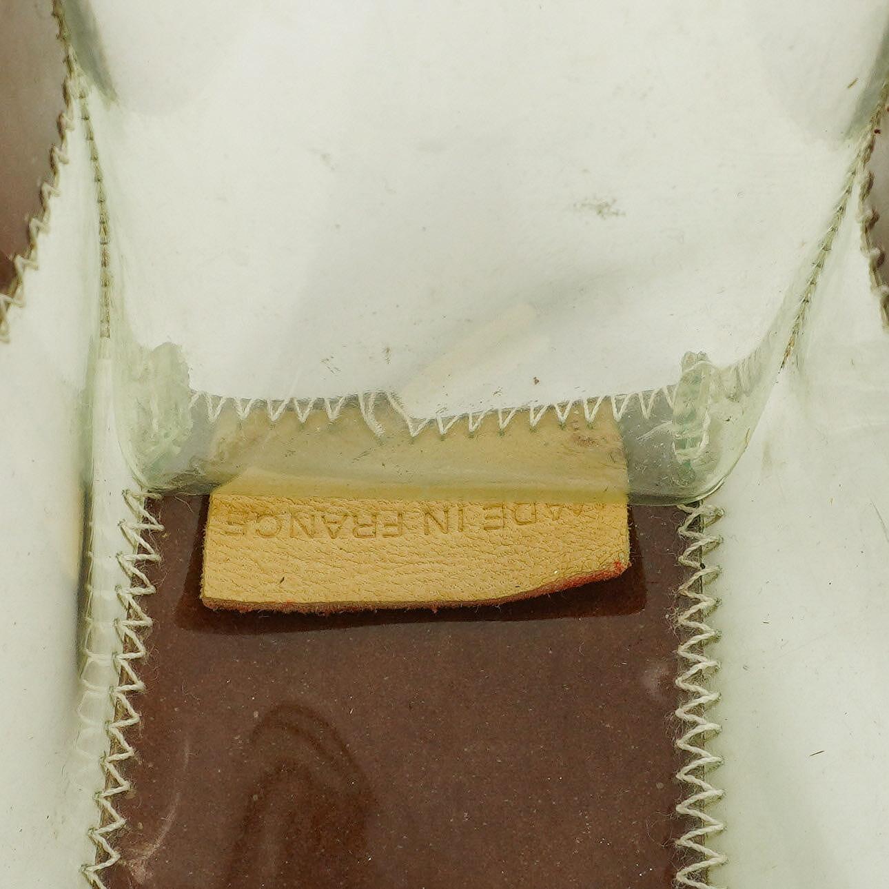 Chanel Green/Brown PVC and Leather Naked Patchwork Flap Bag
