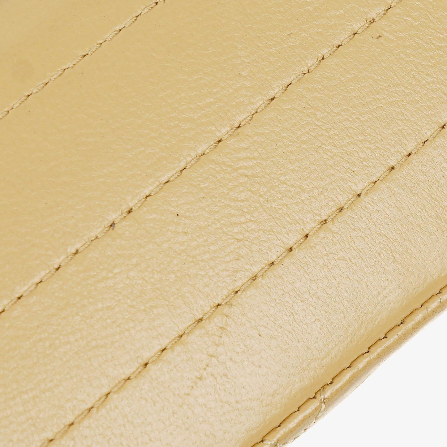Chanel Half-Moon Flap Bag Beige Quilted Lambskin 24K Gold-Plated Hardware