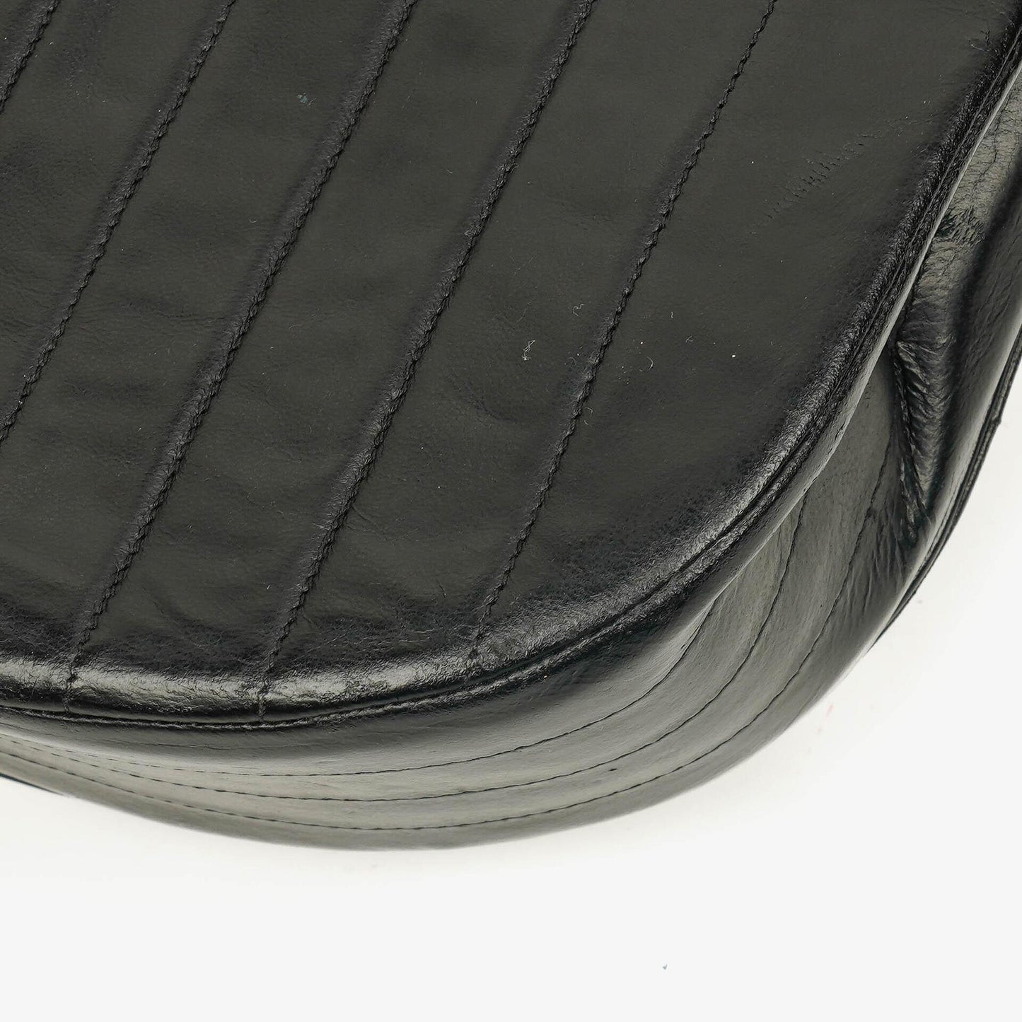 Chanel Half-Moon In Black Quilted Lambskin With 24K Gold-Plated Hardware