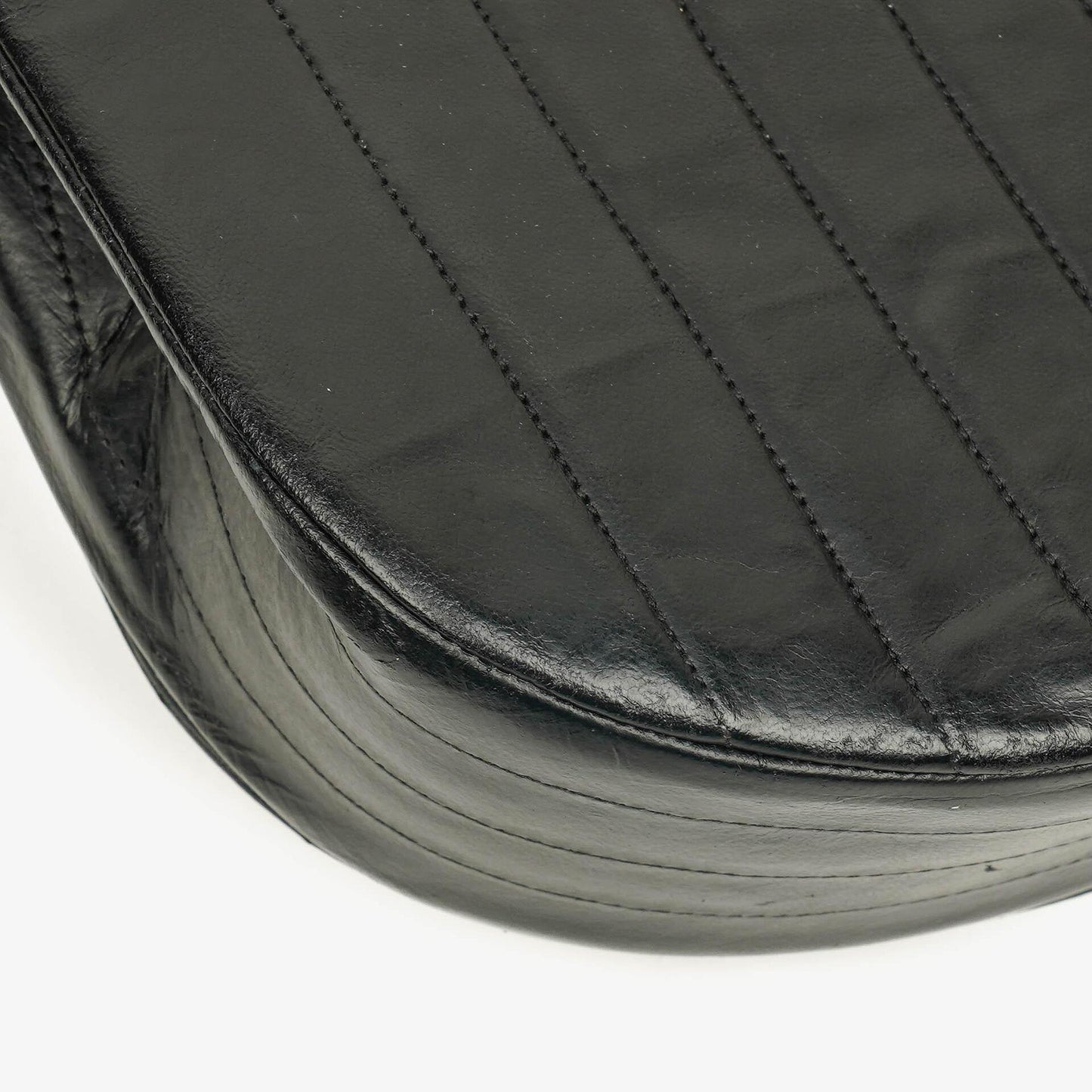 Chanel Half-Moon In Black Quilted Lambskin With 24K Gold-Plated Hardware
