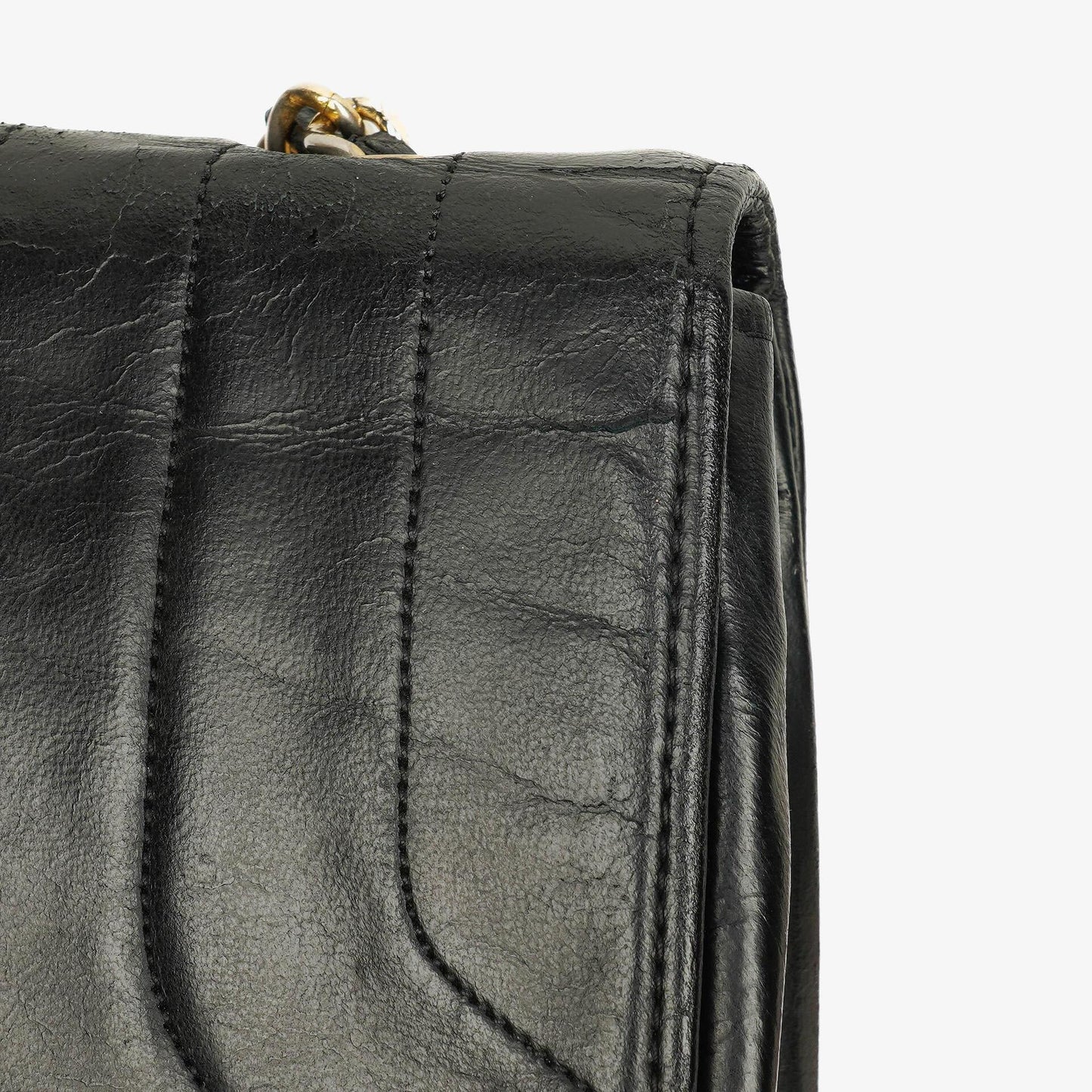 Chanel Half-Moon In Black Quilted Lambskin With 24K Gold-Plated Hardware