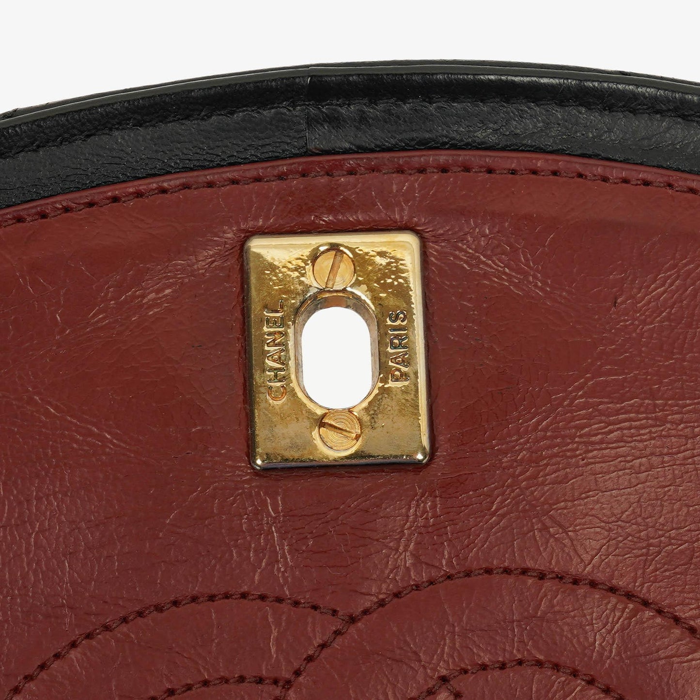 Chanel Half-Moon In Black Quilted Lambskin With 24K Gold-Plated Hardware