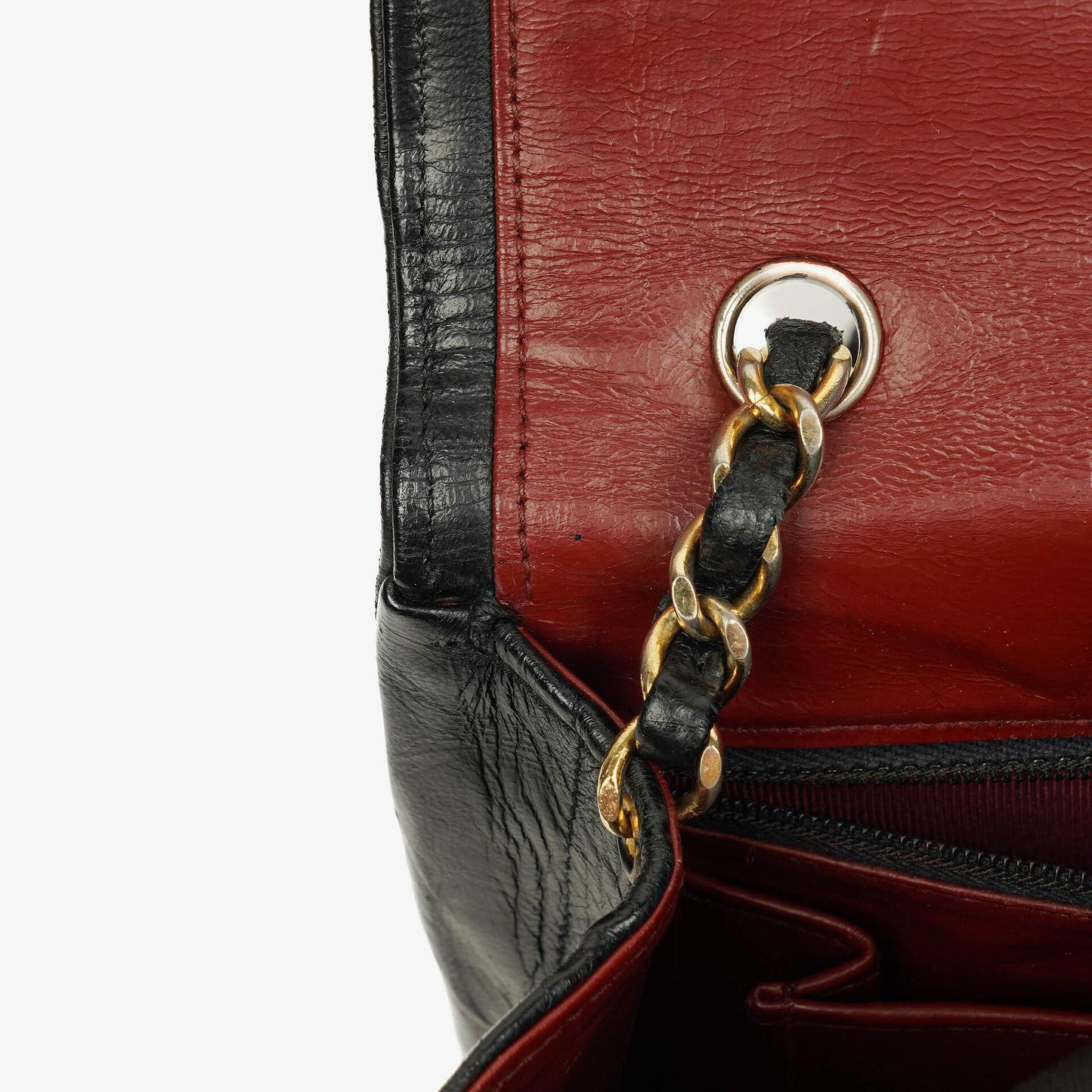 Chanel Half-Moon In Black Quilted Lambskin With 24K Gold-Plated Hardware