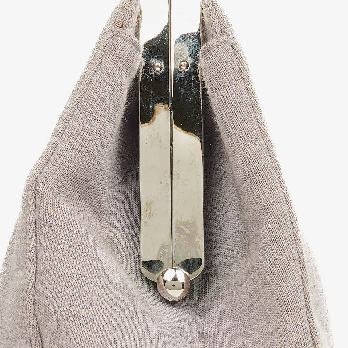 Chanel Jersey Metal Top Handle Bag