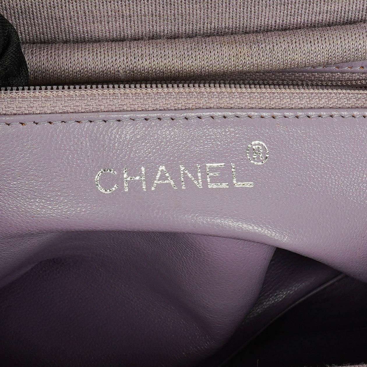 Chanel Jersey Metal Top Handle Bag