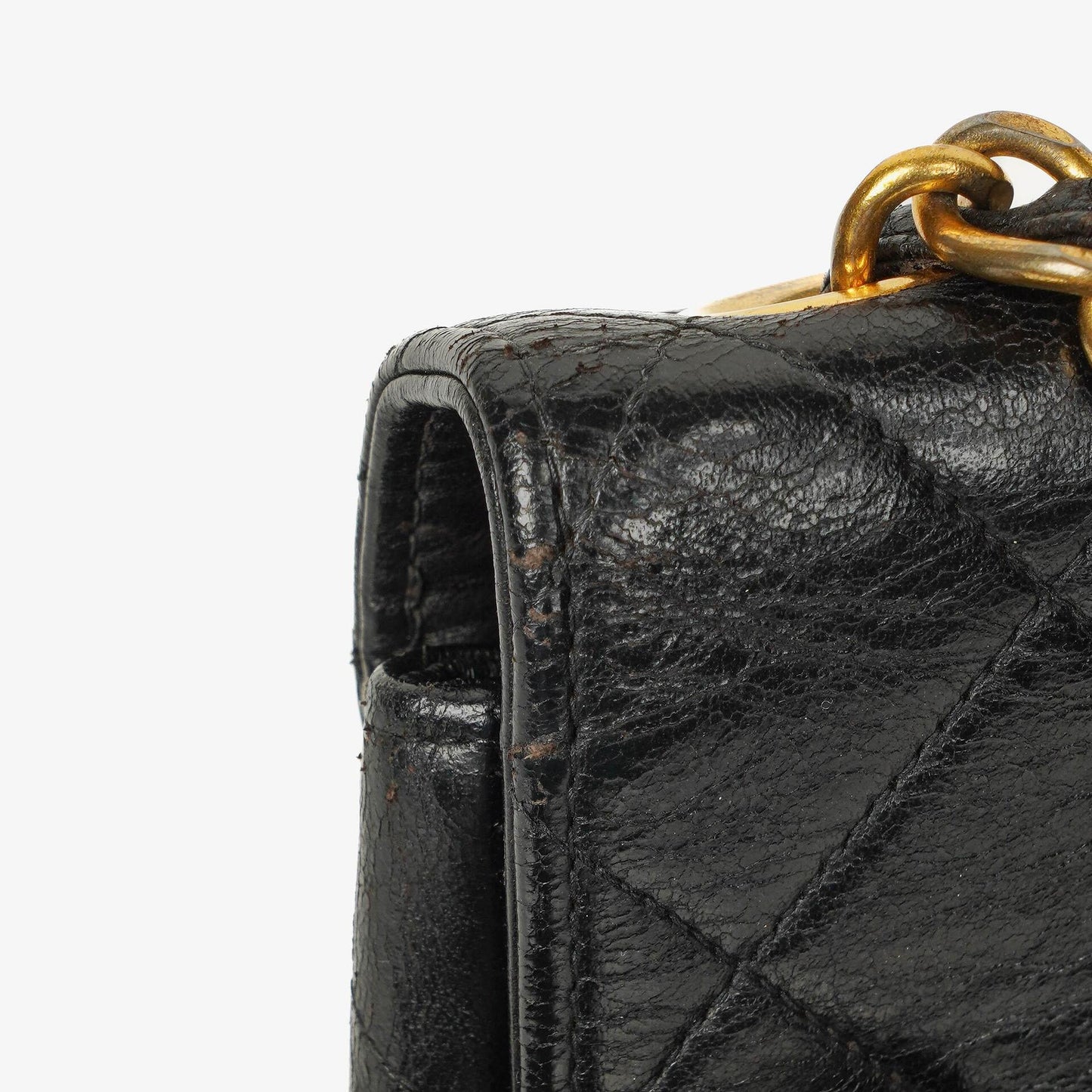 Chanel Jumbo CC Classic Single Flap Bag Black Quilted Lambskin 24K Gold-Plated Hardware