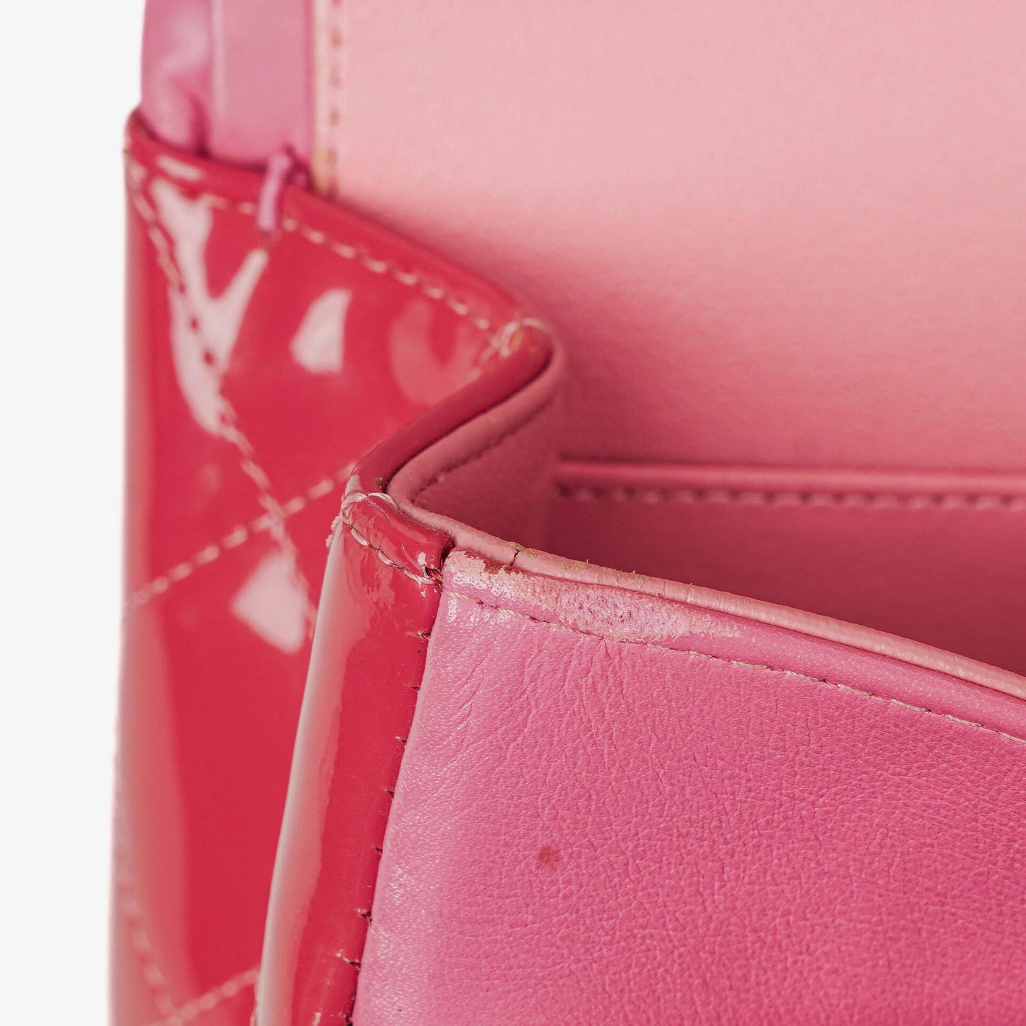 Chanel Jumbo Clasic Double Flap Patent Quilted Leather With Silver-tone Hardware