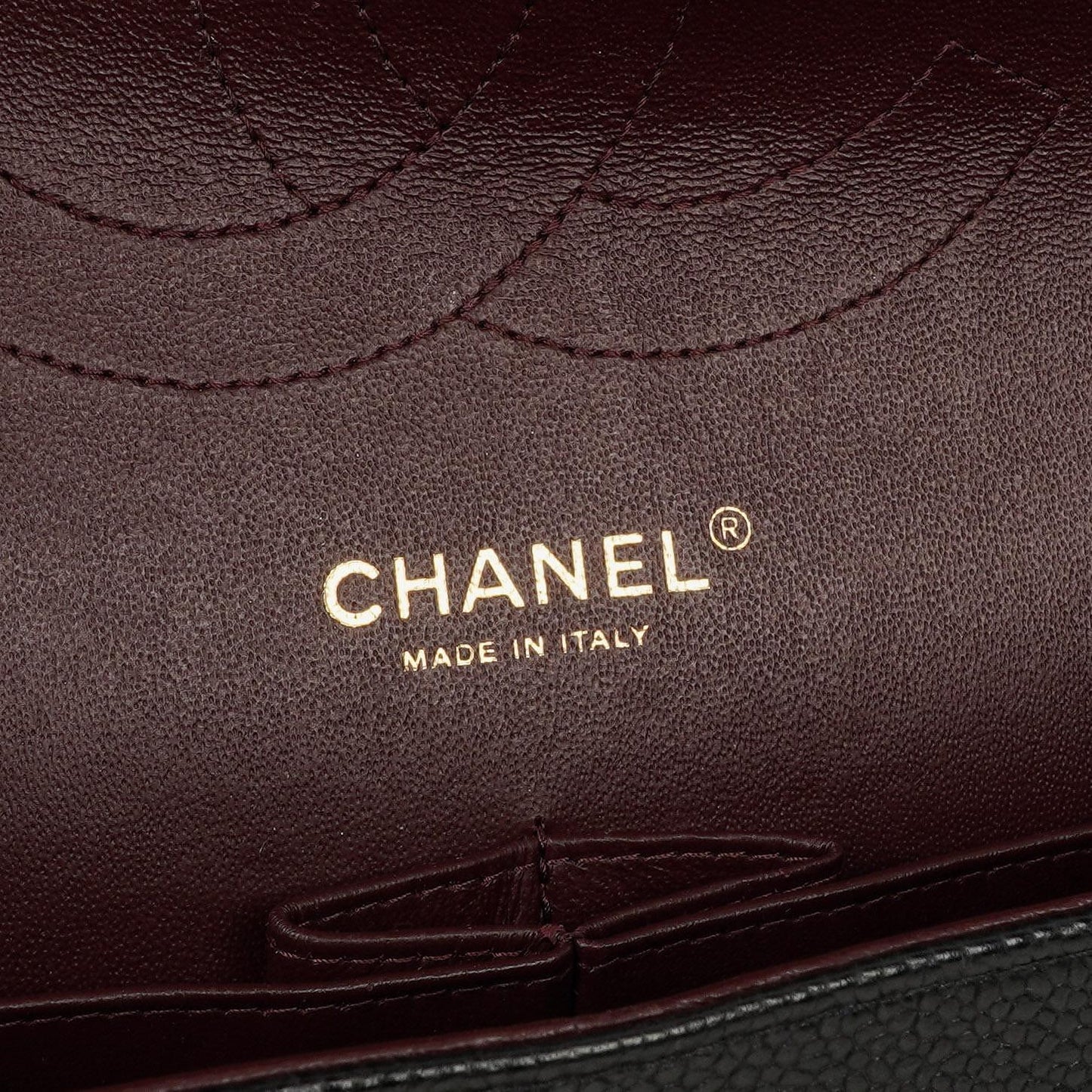 Chanel Jumbo Classic Double Flap Bag Black Quilted Caviar Gold-Tone Hardware