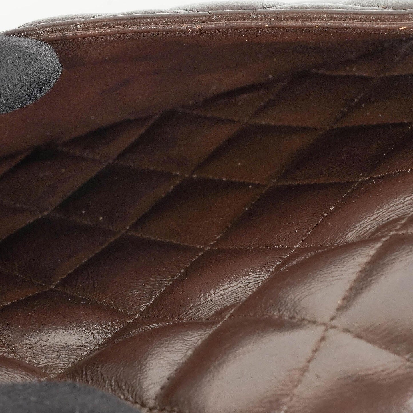 Chanel Jumbo Classic Double Flap Bag In Brown Quilted Lambskin And Gold-Plated Hardware
