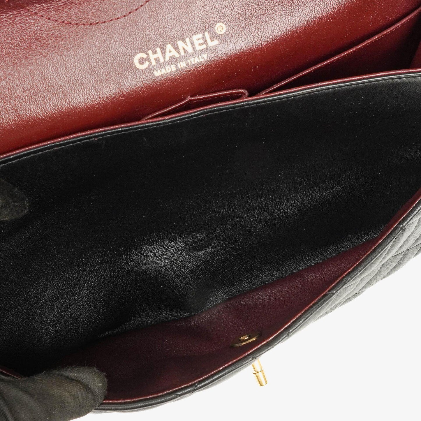 Chanel Jumbo Classic Single Flap Bag Black Quilted Lambskin Gold-Tone Hardware