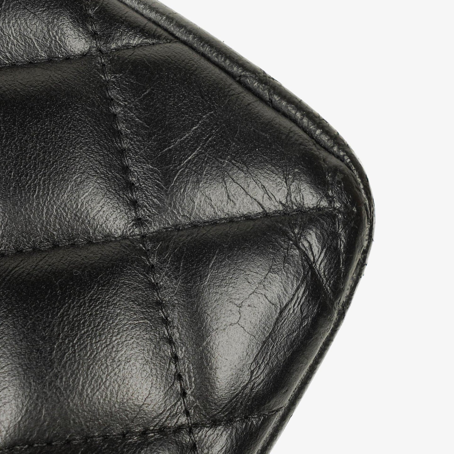 Chanel Jumbo Classic Single Flap Bag Black Quilted Lambskin Gold-Tone Hardware