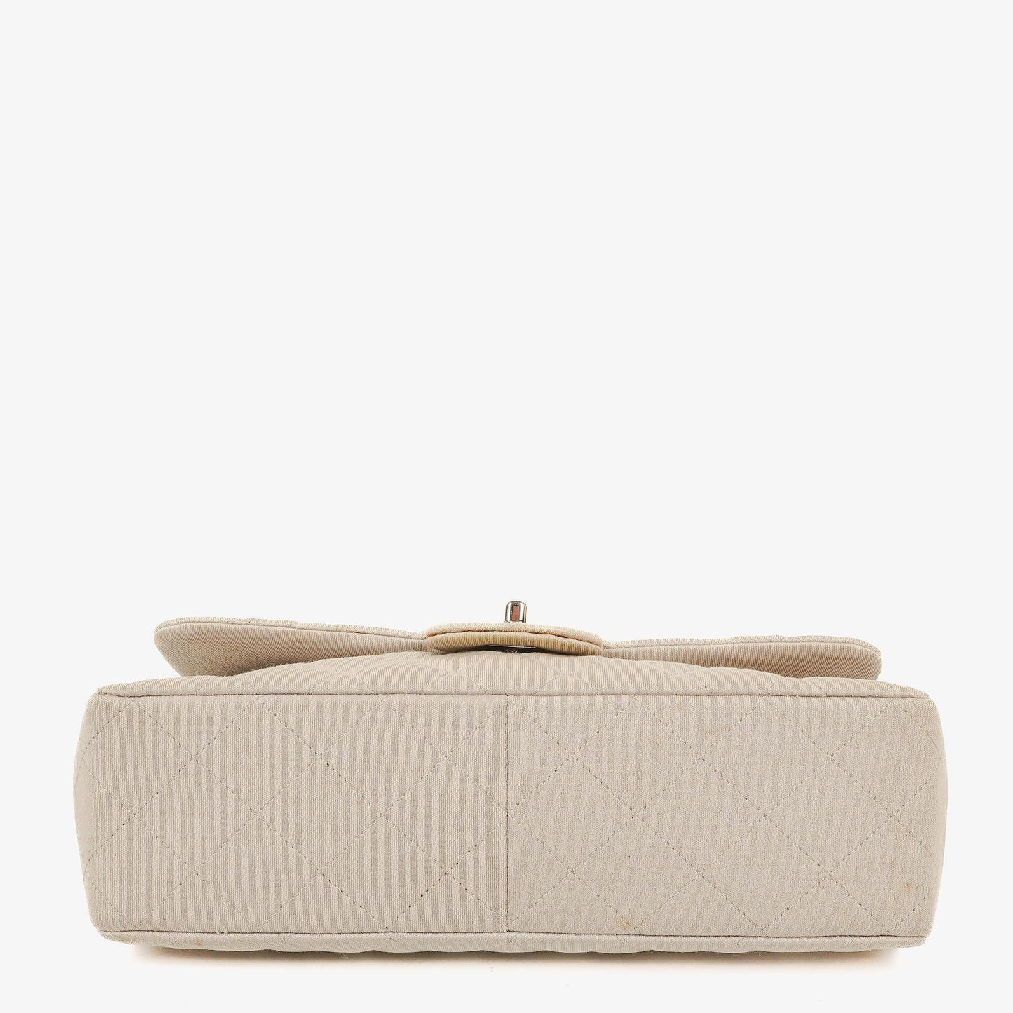 Chanel Jumbo Classic Single Flap Bag Jersey Silver-Tone Hardware