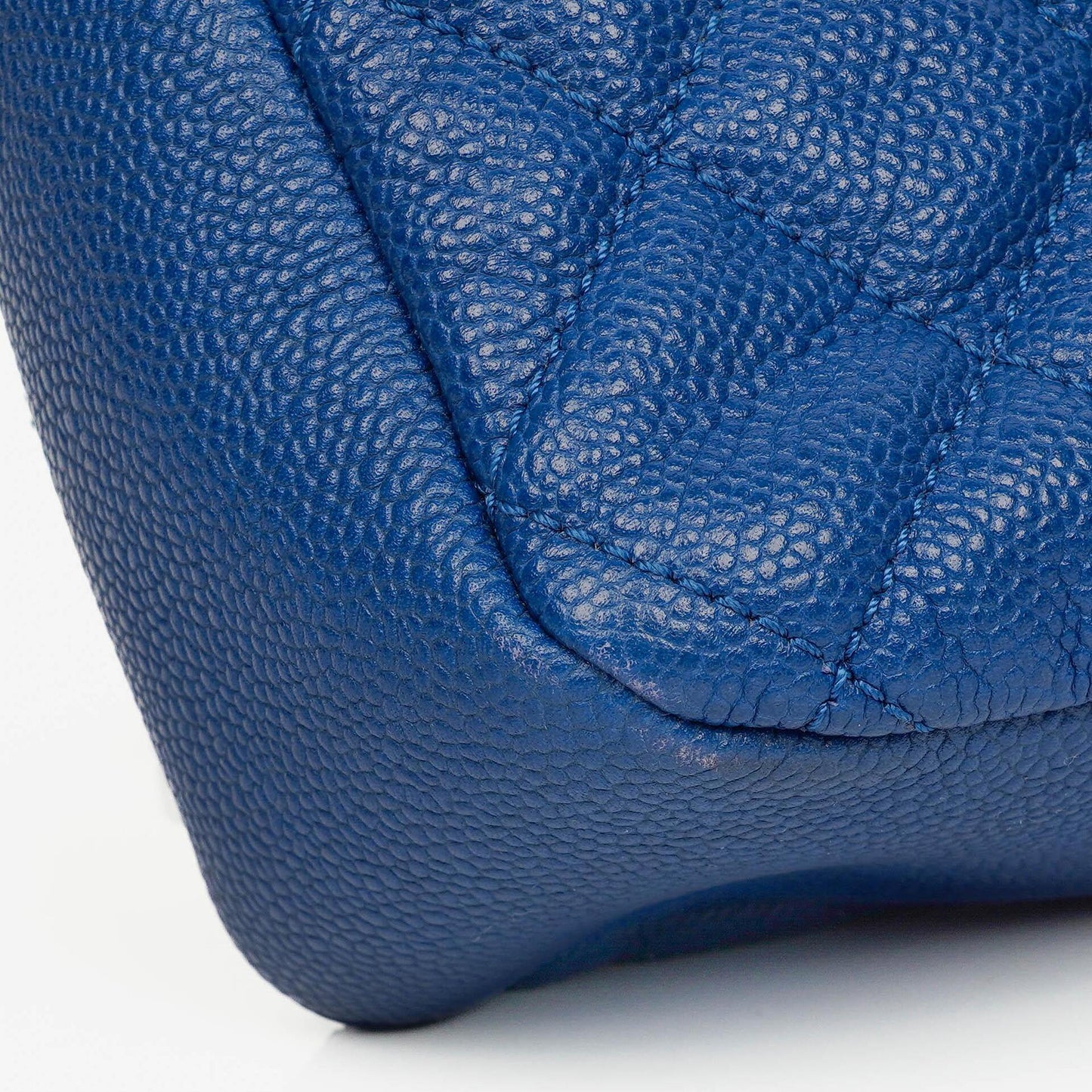 Chanel Jumbo Quilted Caviar Single Flap Bag With Silver -Toned Hardware
