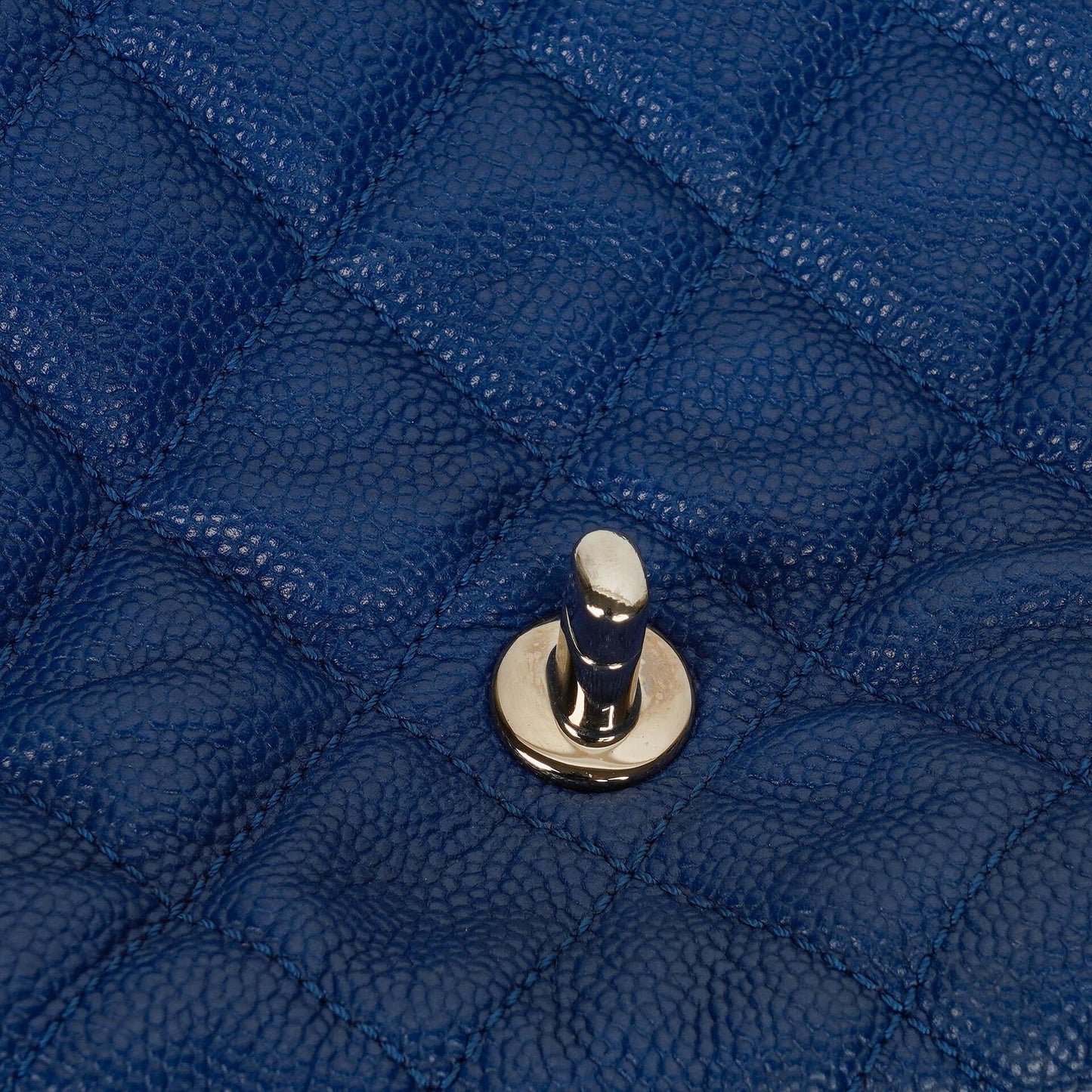Chanel Jumbo Quilted Caviar Single Flap Bag With Silver -Toned Hardware