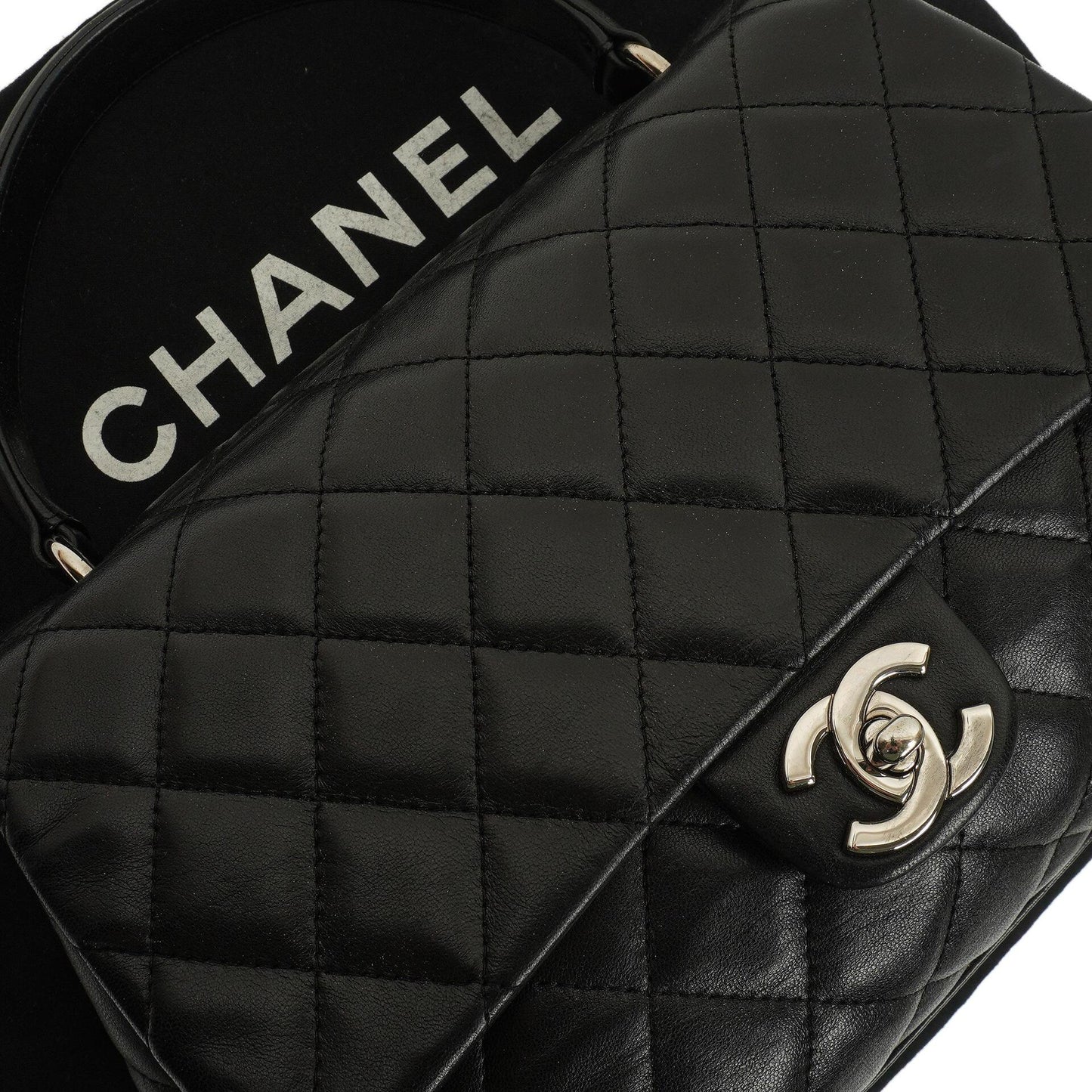 Chanel Kelly Medium Black Quilted Lambskin, 2005-2006